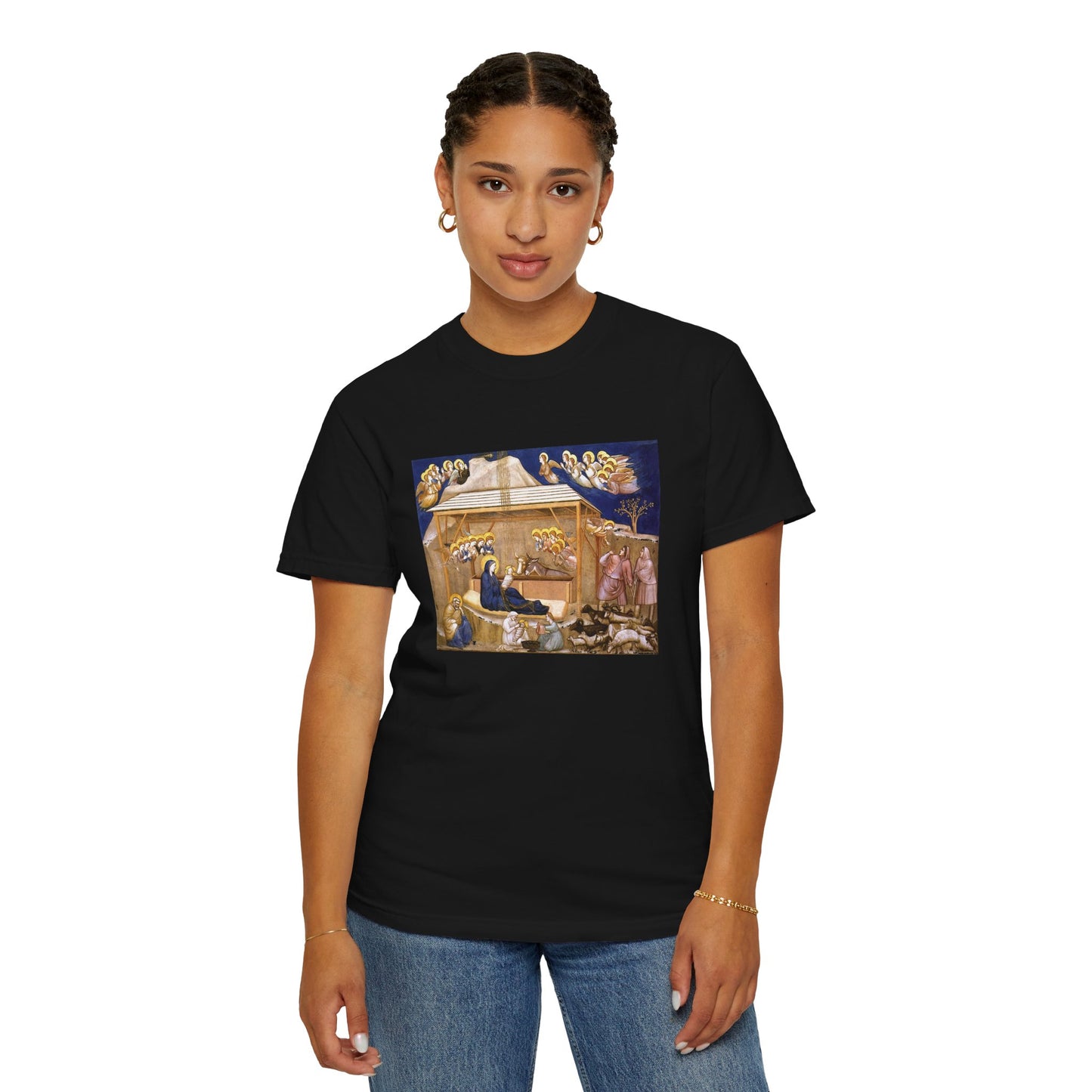 Nativity by Giotto di Bondone (T-Shirt)