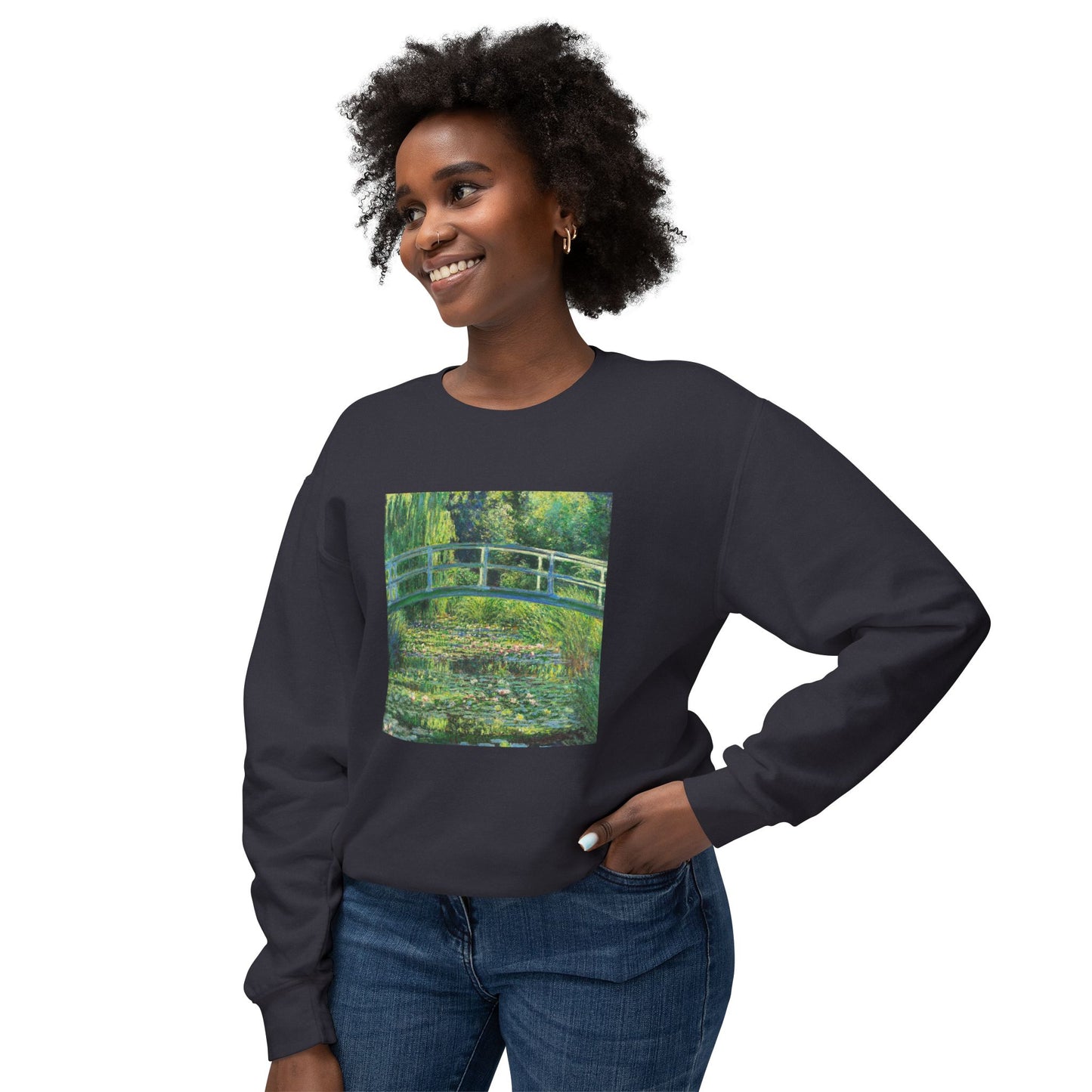 Water Lilies and Japanese Bridge by Claude Monet (Sweatshirt)