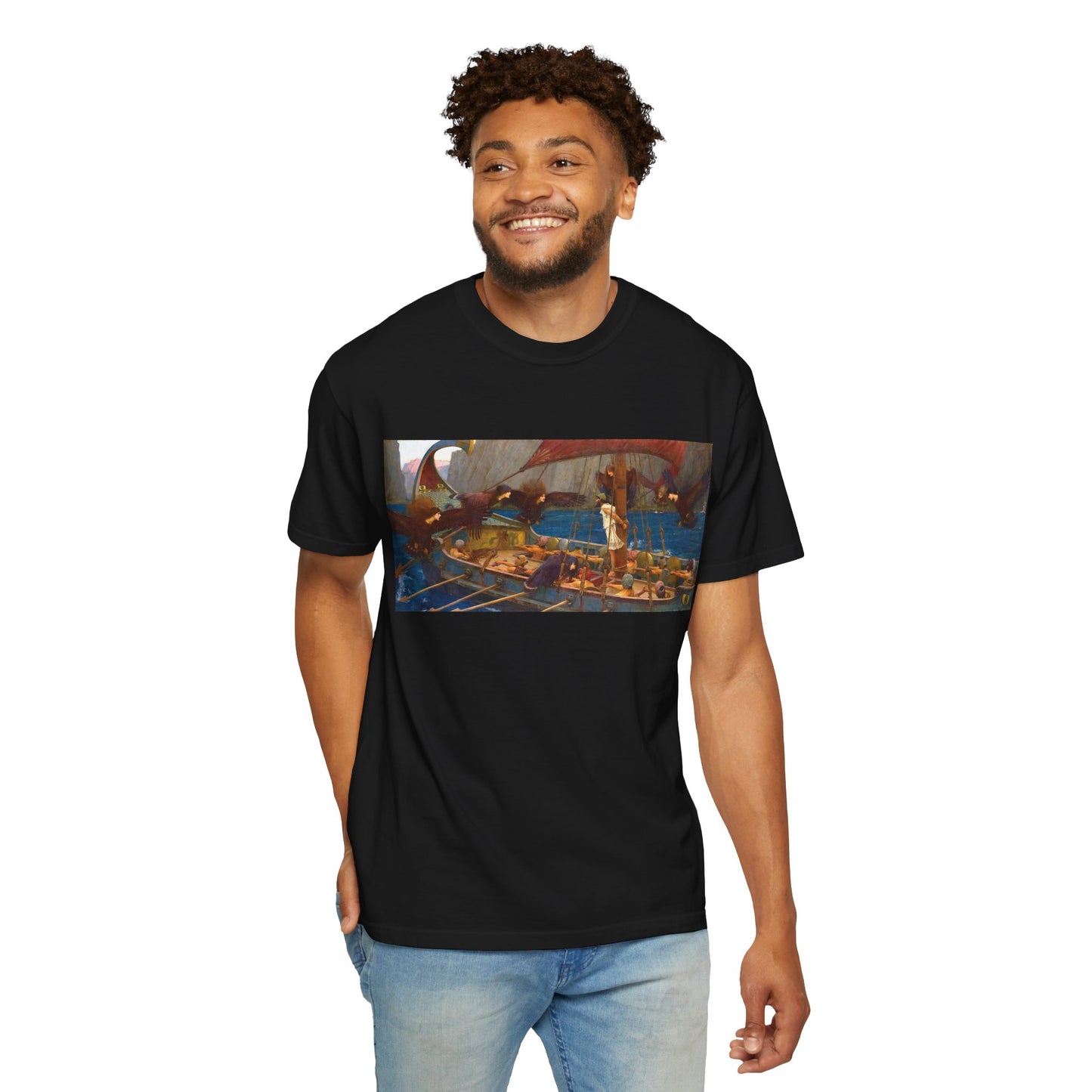 Ulysses and the Sirens by John William Waterhouse (T-Shirt)