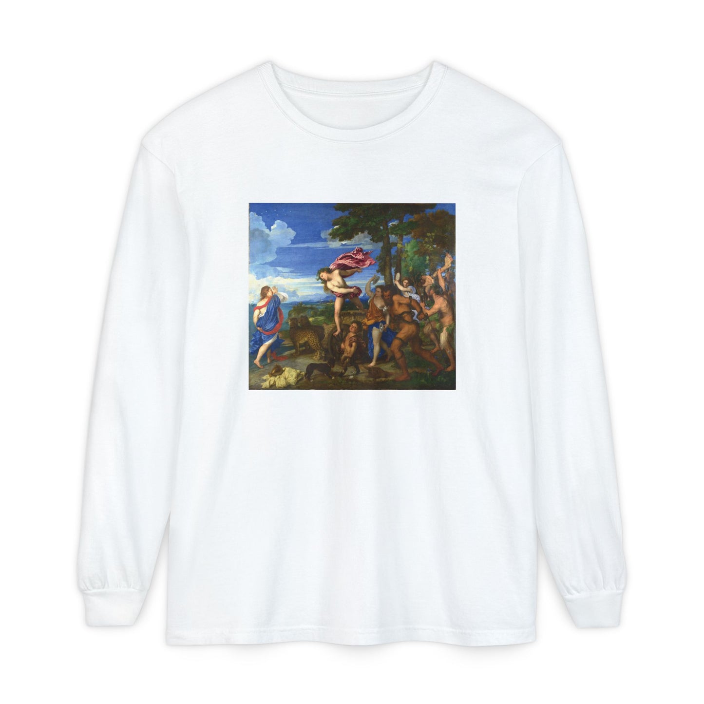 Bacchus and Ariadne by Titian (Long Sleeve)