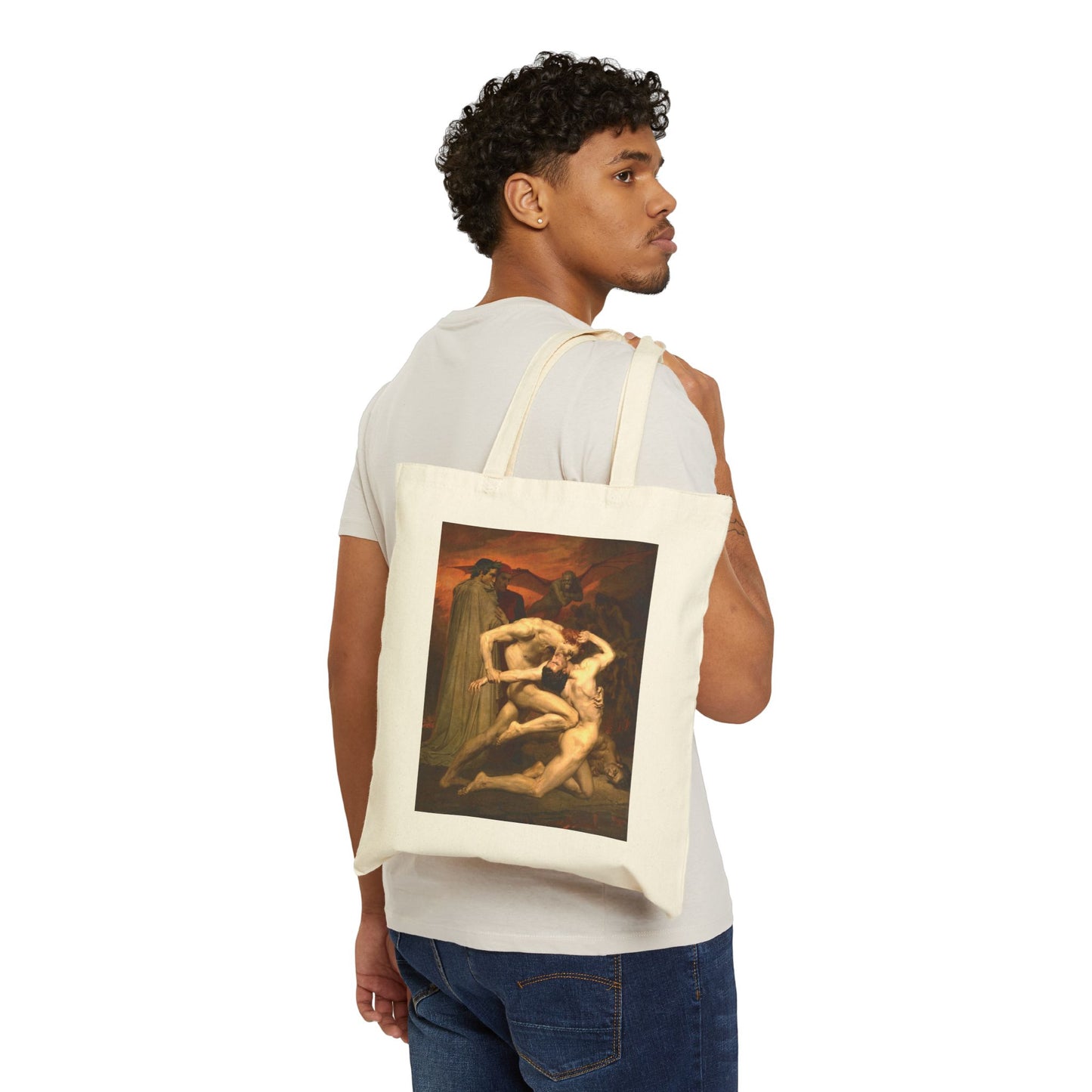 Dante and Virgil by William-Adolphe Bouguereau (Tote)