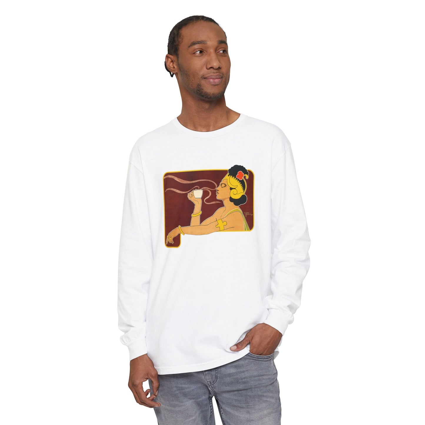 Café Rajah by Henri Meunier (Long Sleeve)