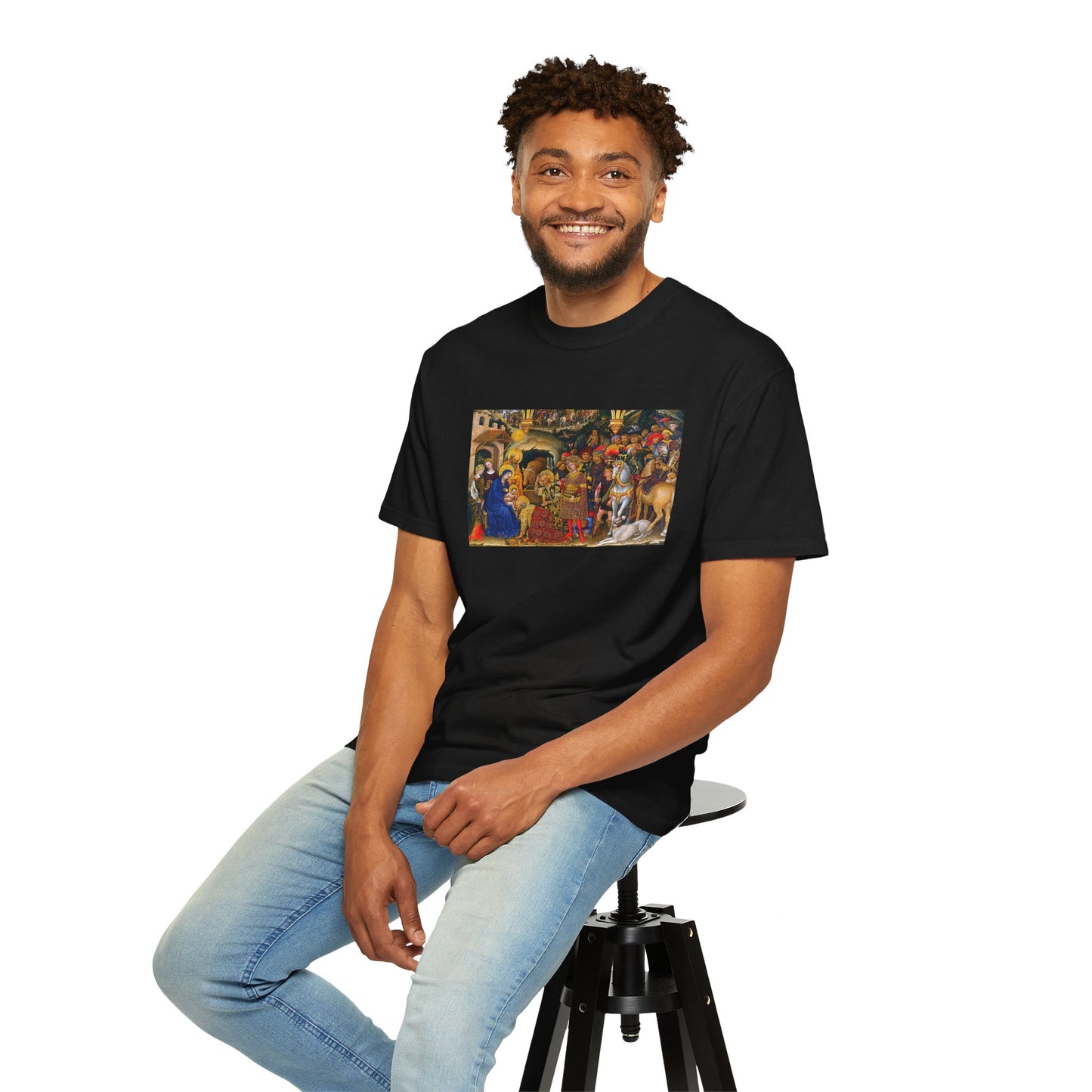 Adoration of the Magi by Gentile da Fabriano (T-Shirt)
