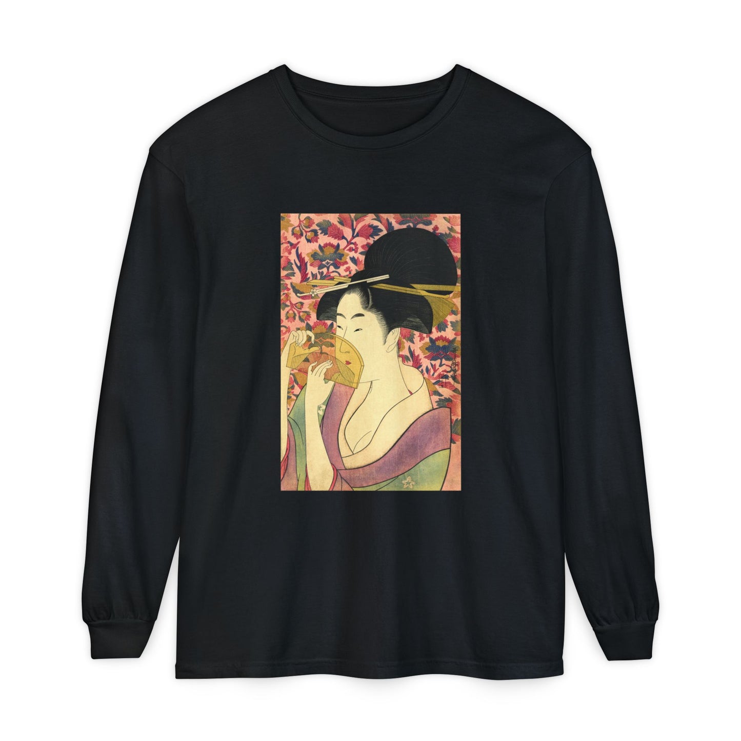 Comb by Kitagawa Utamaro (Long Sleeve)