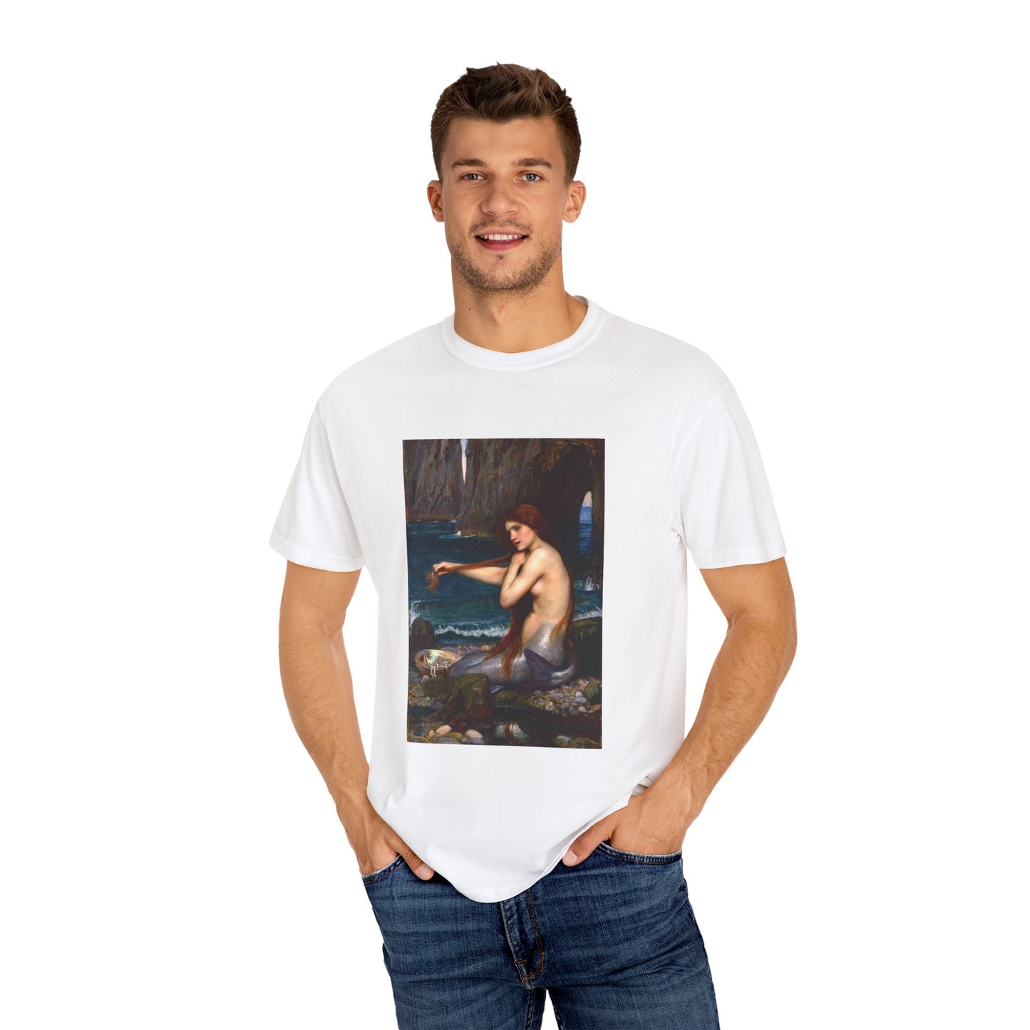 A Mermaid by John William Waterhouse (T-Shirt)