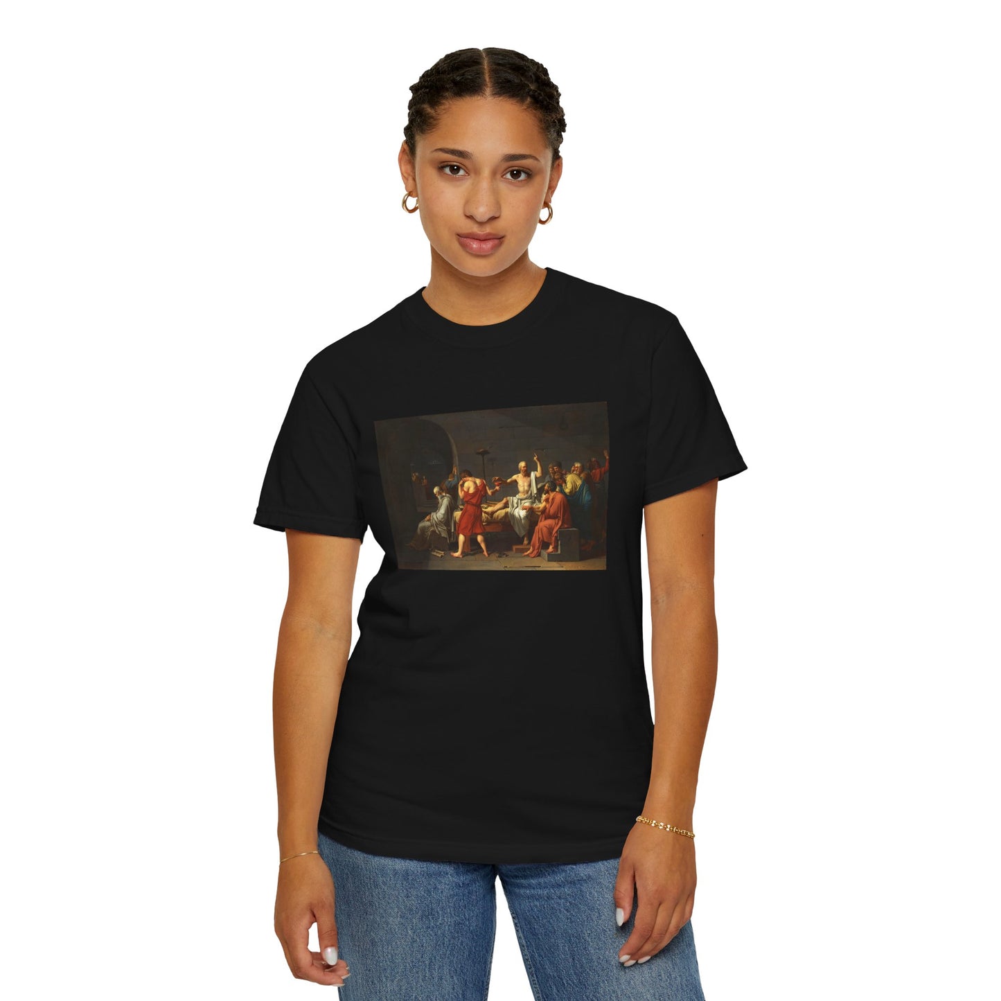 The Death of Socrates by Jacques-Louis David (T-Shirt)