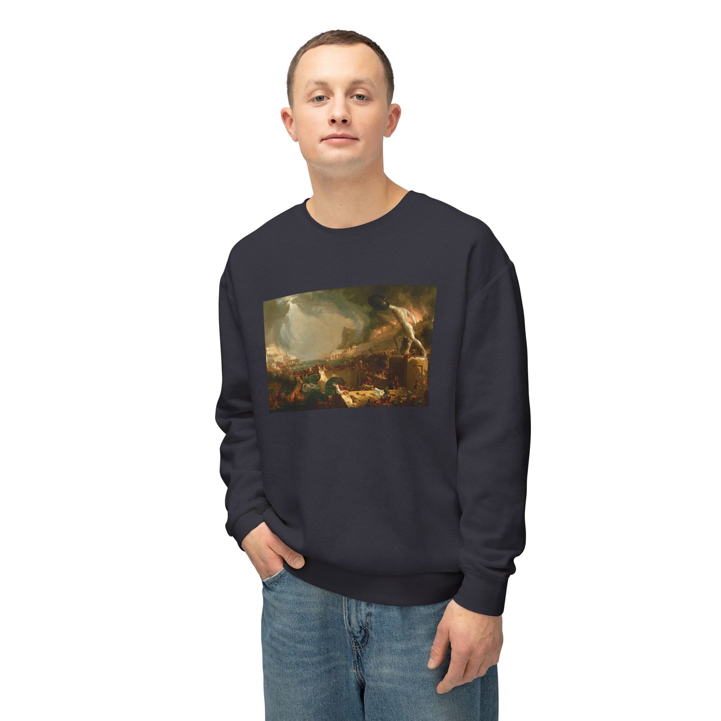 The Course of Empire: Destruction by Thomas Cole (Sweatshirt)
