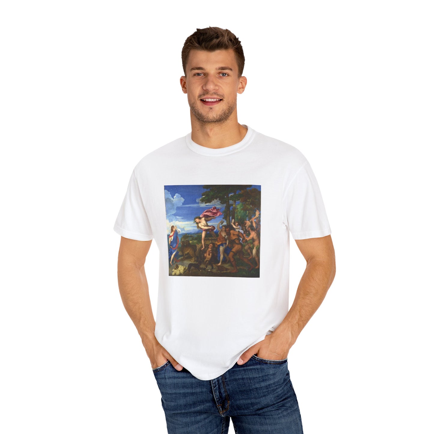 Bacchus and Ariadne by Titian (T-Shirt)