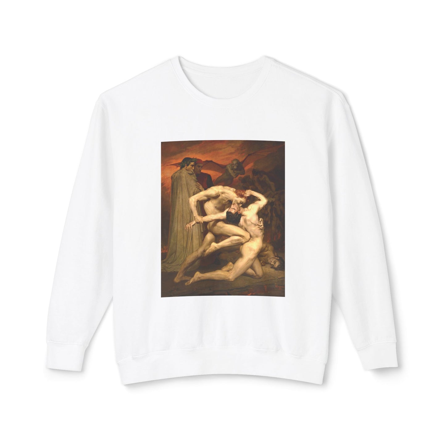 Dante and Virgil by William-Adolphe Bouguereau (Sweatshirt)