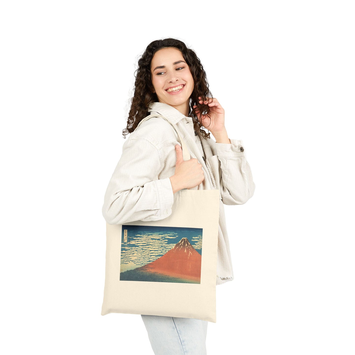 Fine Wind, Clear Morning by Katsushika Hokusai (Tote)