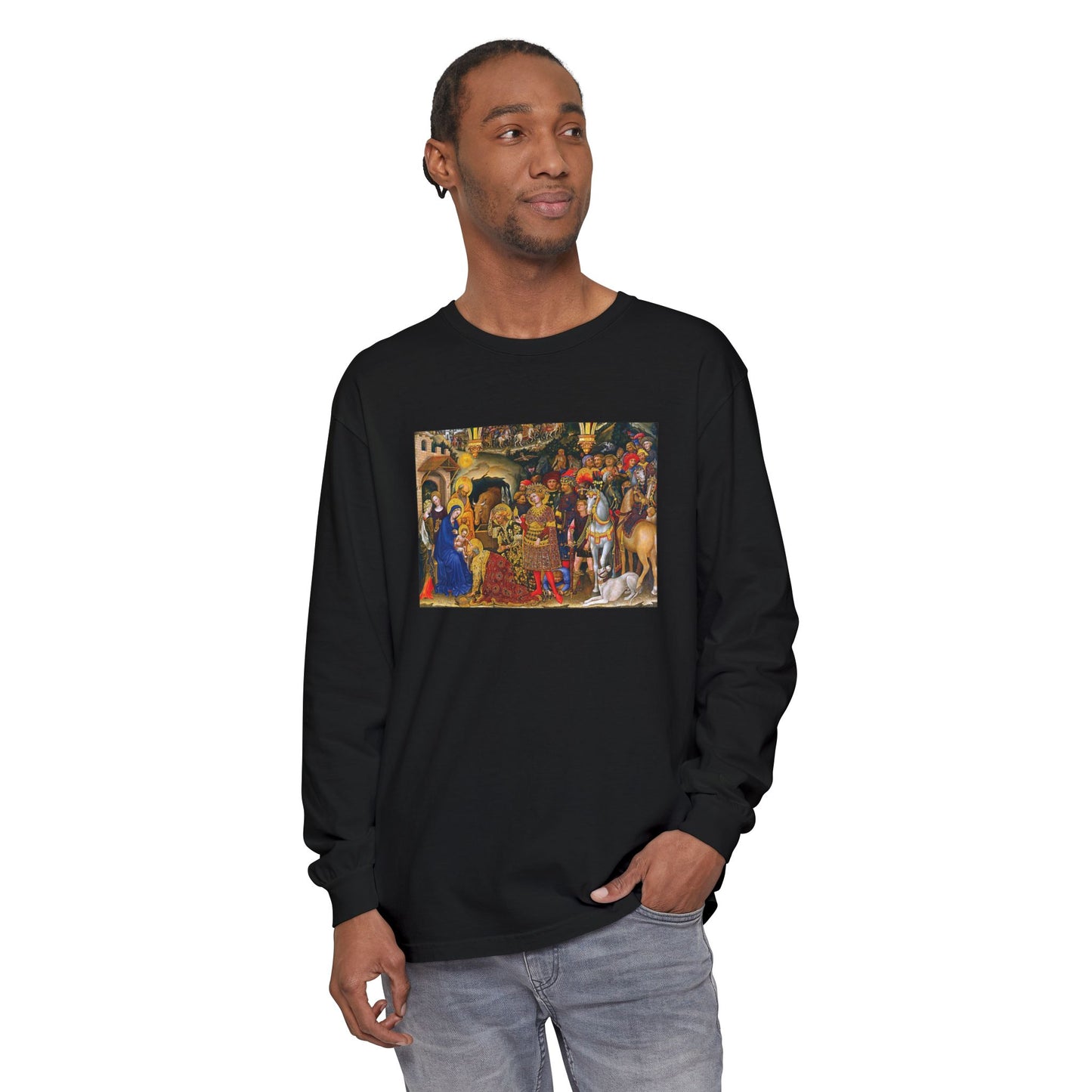 Adoration of the Magi by Gentile da Fabriano (Long Sleeve)