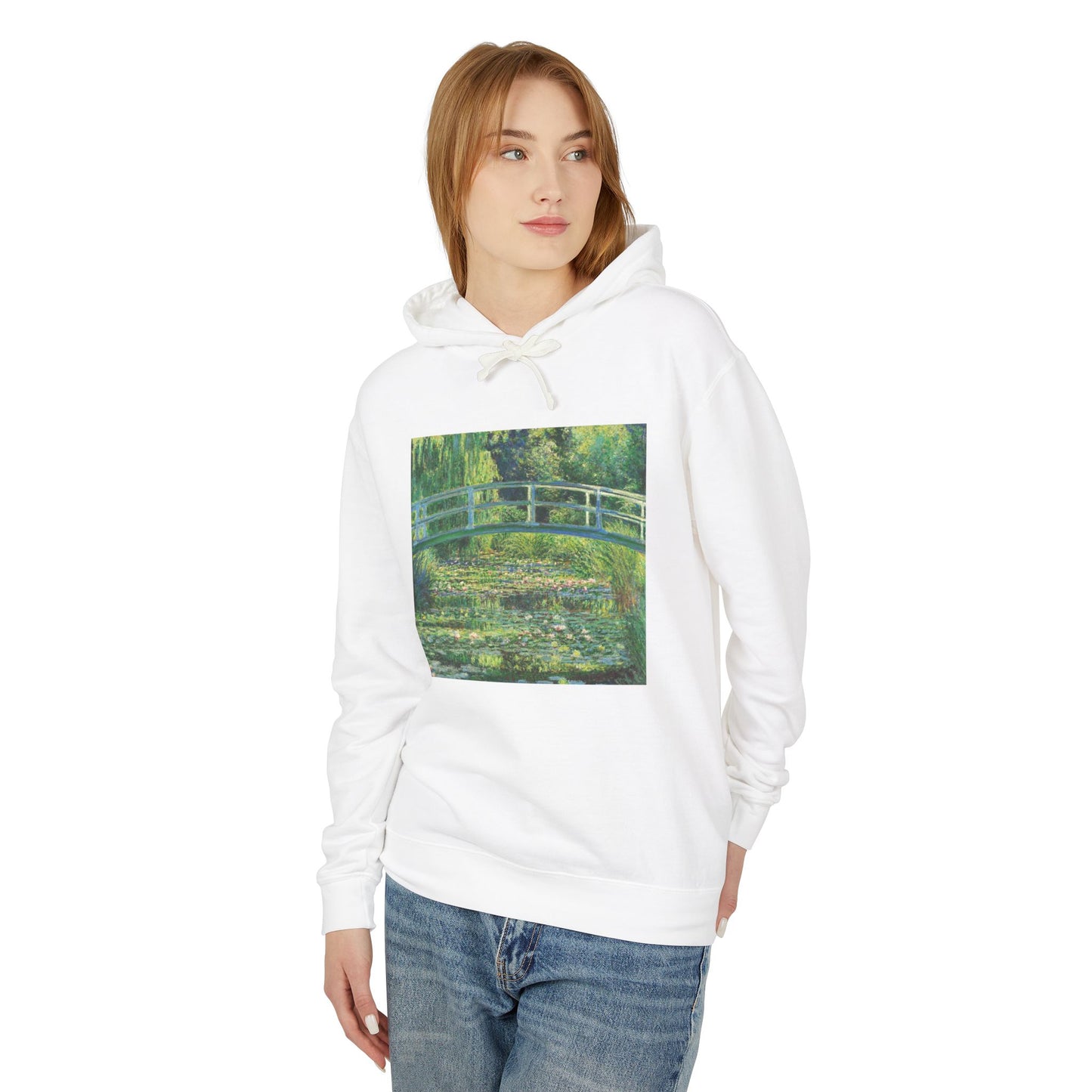 Water Lilies and Japanese Bridge by Claude Monet (Hoodie)