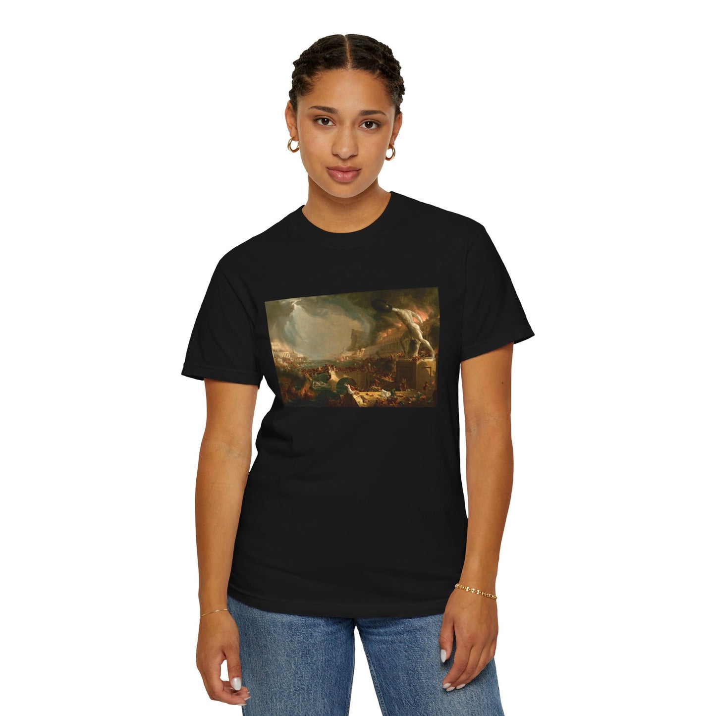 The Course of Empire: Destruction by Thomas Cole (T-Shirt)