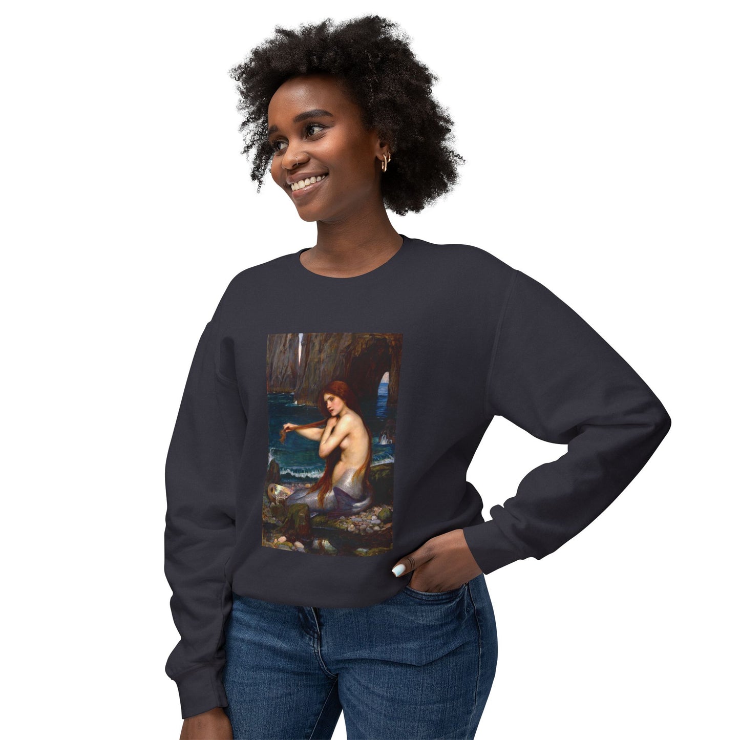 A Mermaid by John William Waterhouse (Sweatshirt)