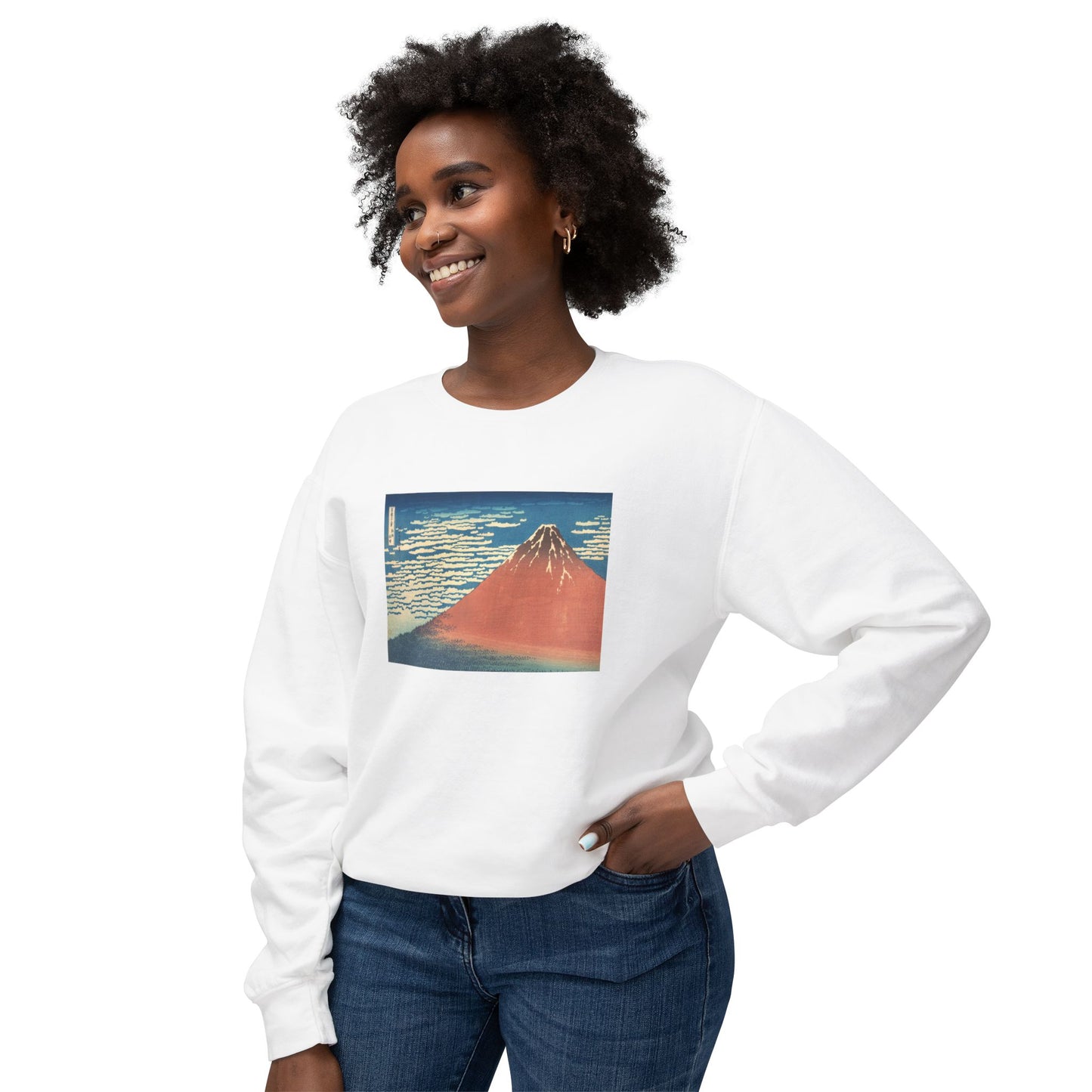 Fine Wind, Clear Morning by Katsushika Hokusai (Sweatshirt)