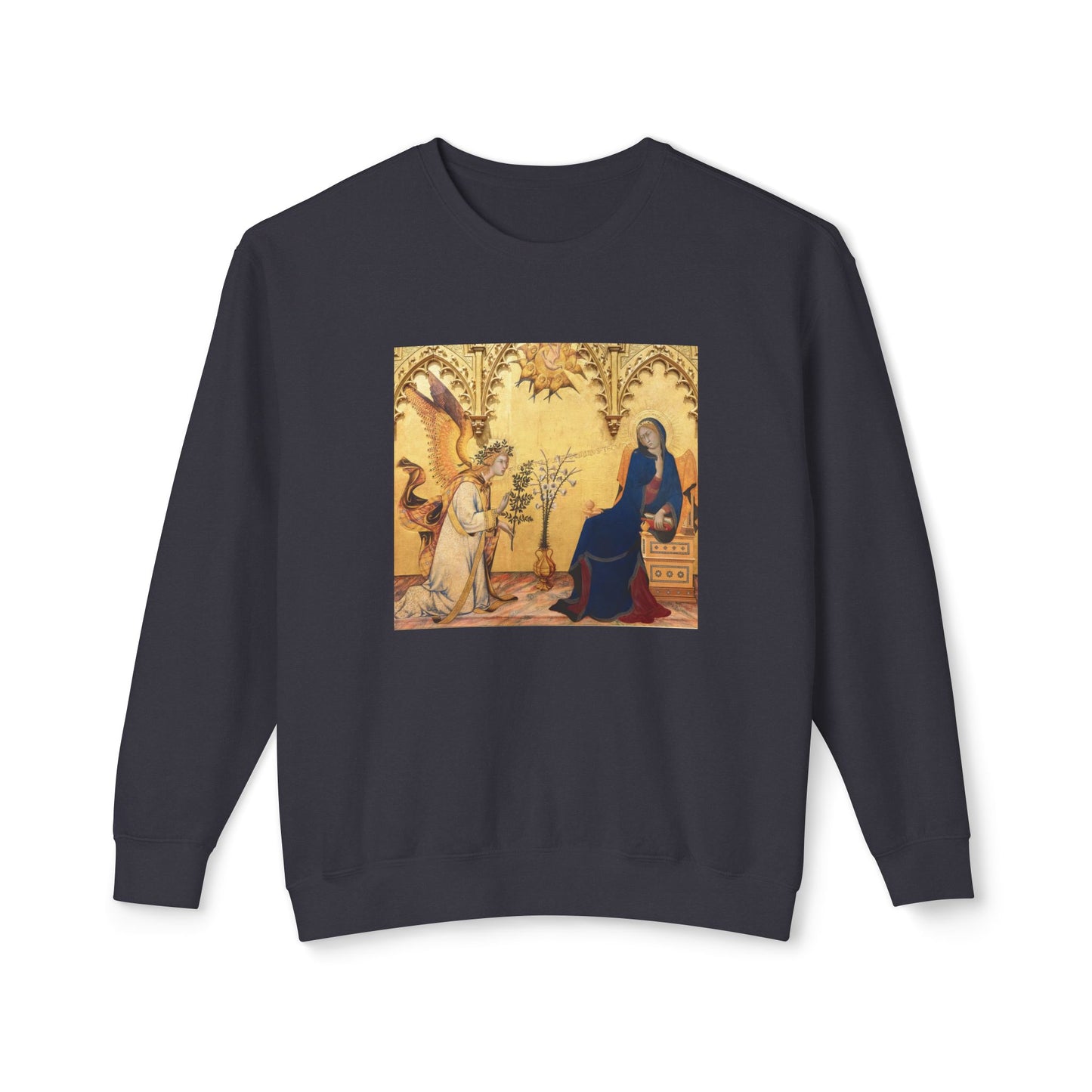 Annunciation by Simone Martini and Lippo Memmi (Sweatshirt)