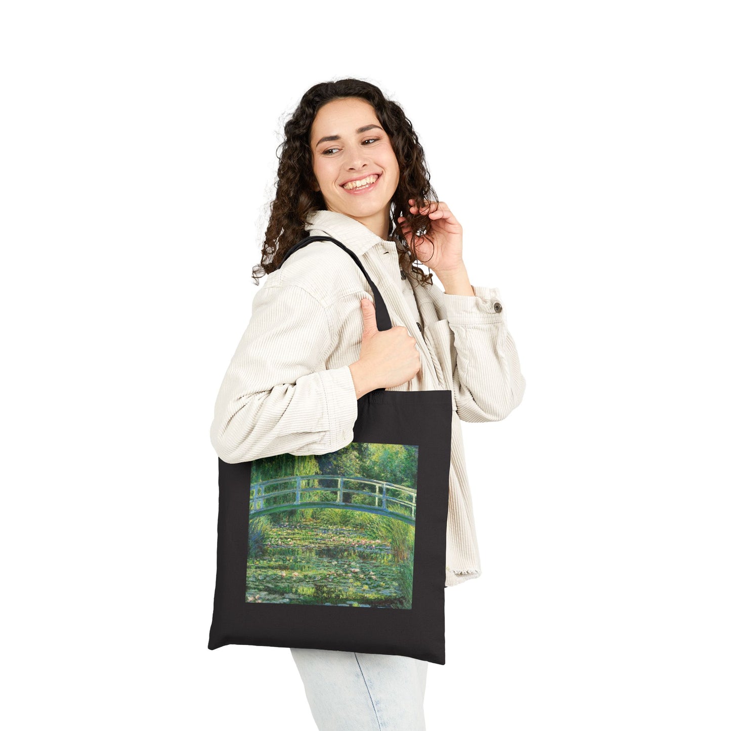 Water Lilies and Japanese Bridge by Claude Monet (Tote)