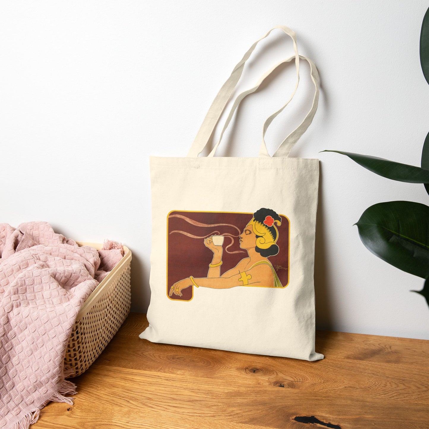 Café Rajah by Henri Meunier (Tote)