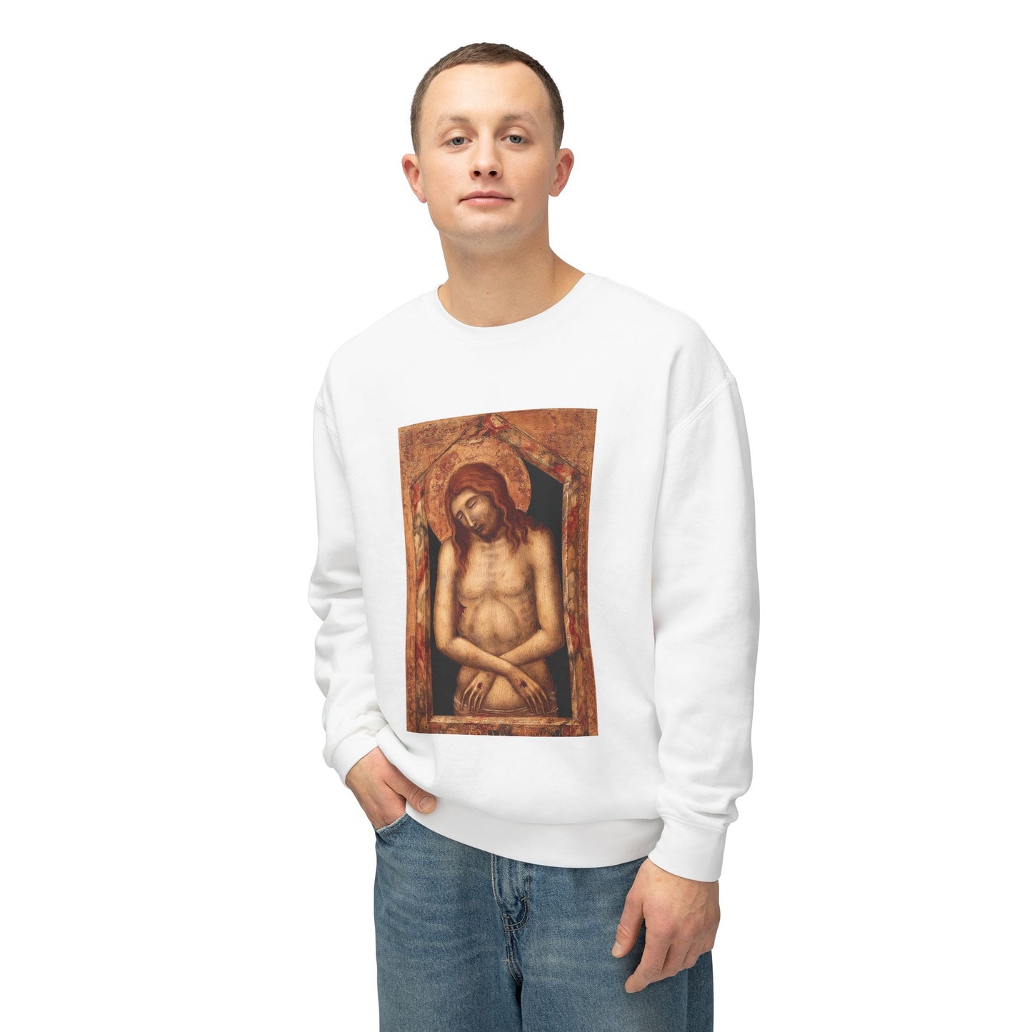 Man of Sorrow by Pietro Lorenzetti (Sweatshirt)