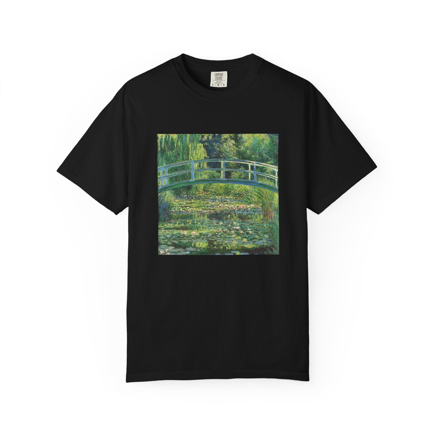 Water Lilies and Japanese Bridge by Claude Monet (T-Shirt)