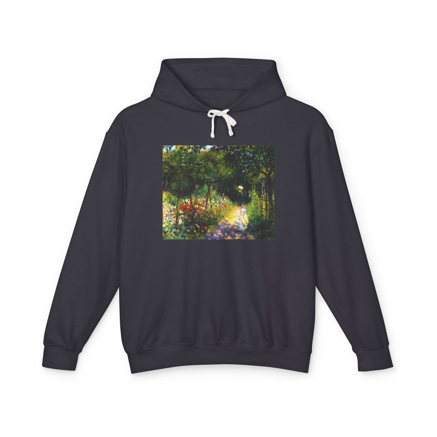 Woman in the Garden by Pierre-Auguste Renoir (Hoodie)