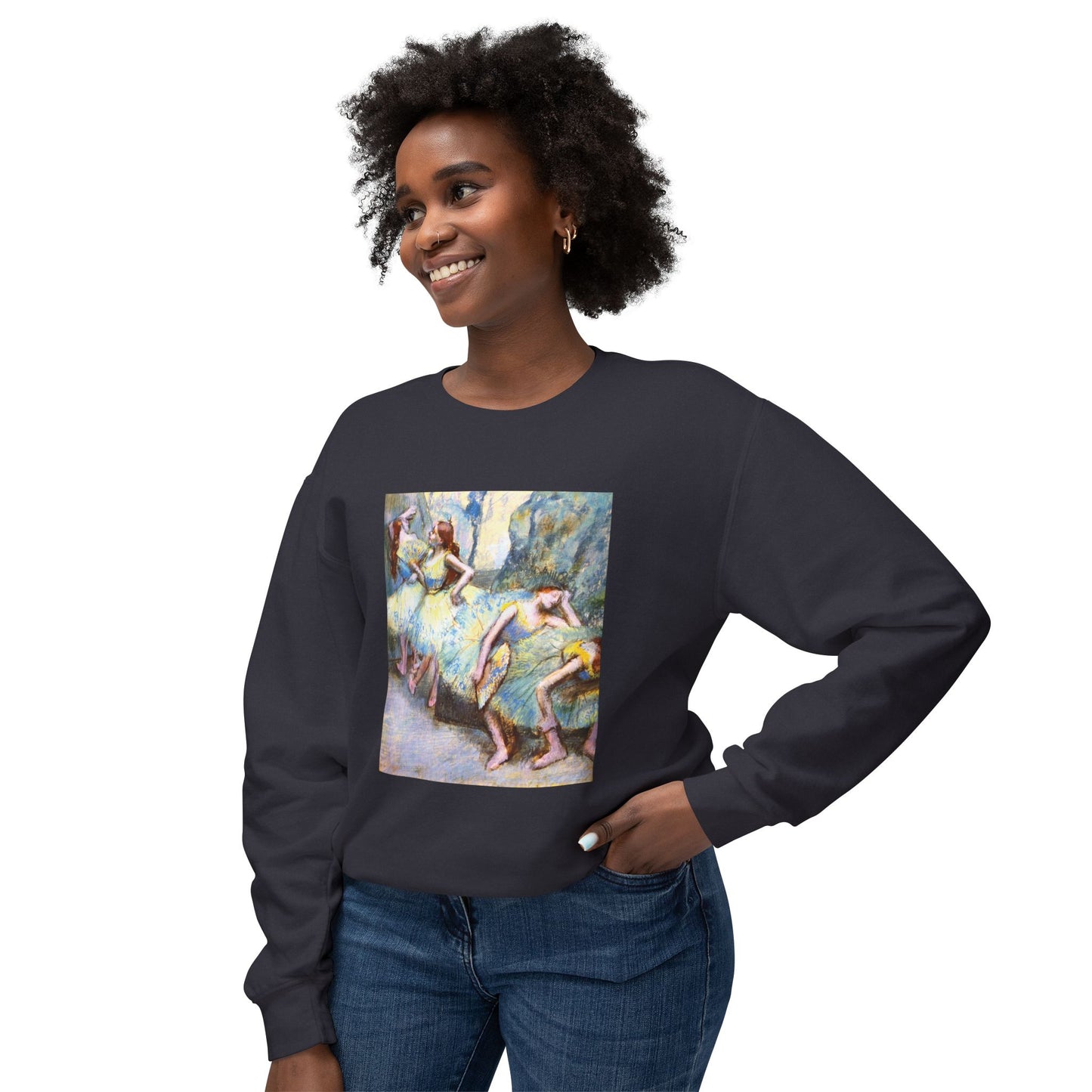 Ballet Dancers in the Wings by Edgar Degas (Sweatshirt)