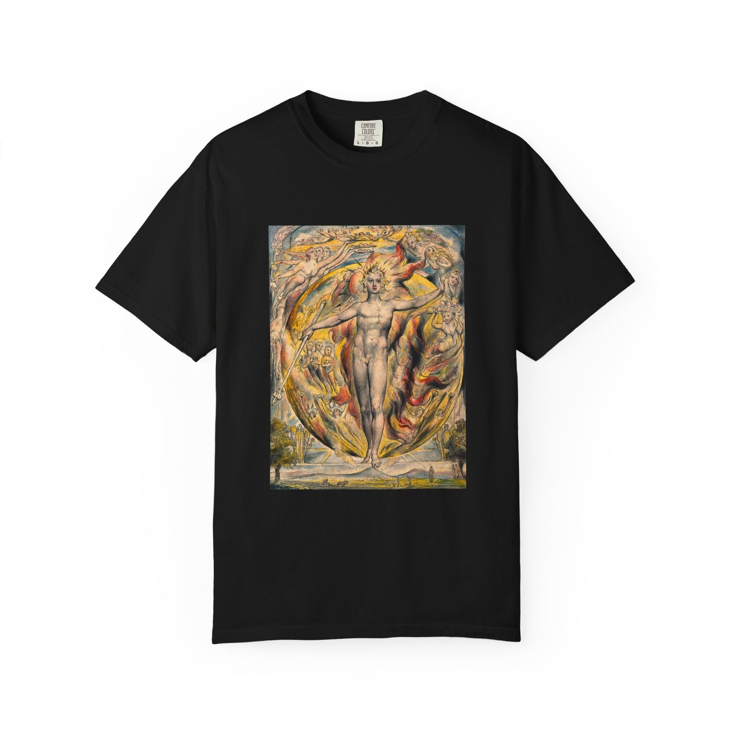 The Sun at His Eastern Gate by William Blake (T-Shirt)