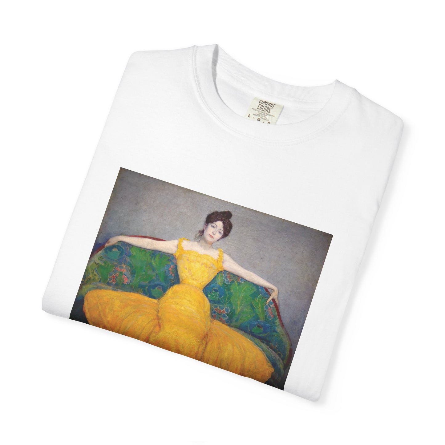Woman in a Yellow Dress by Max Kurzweil (T-Shirt)