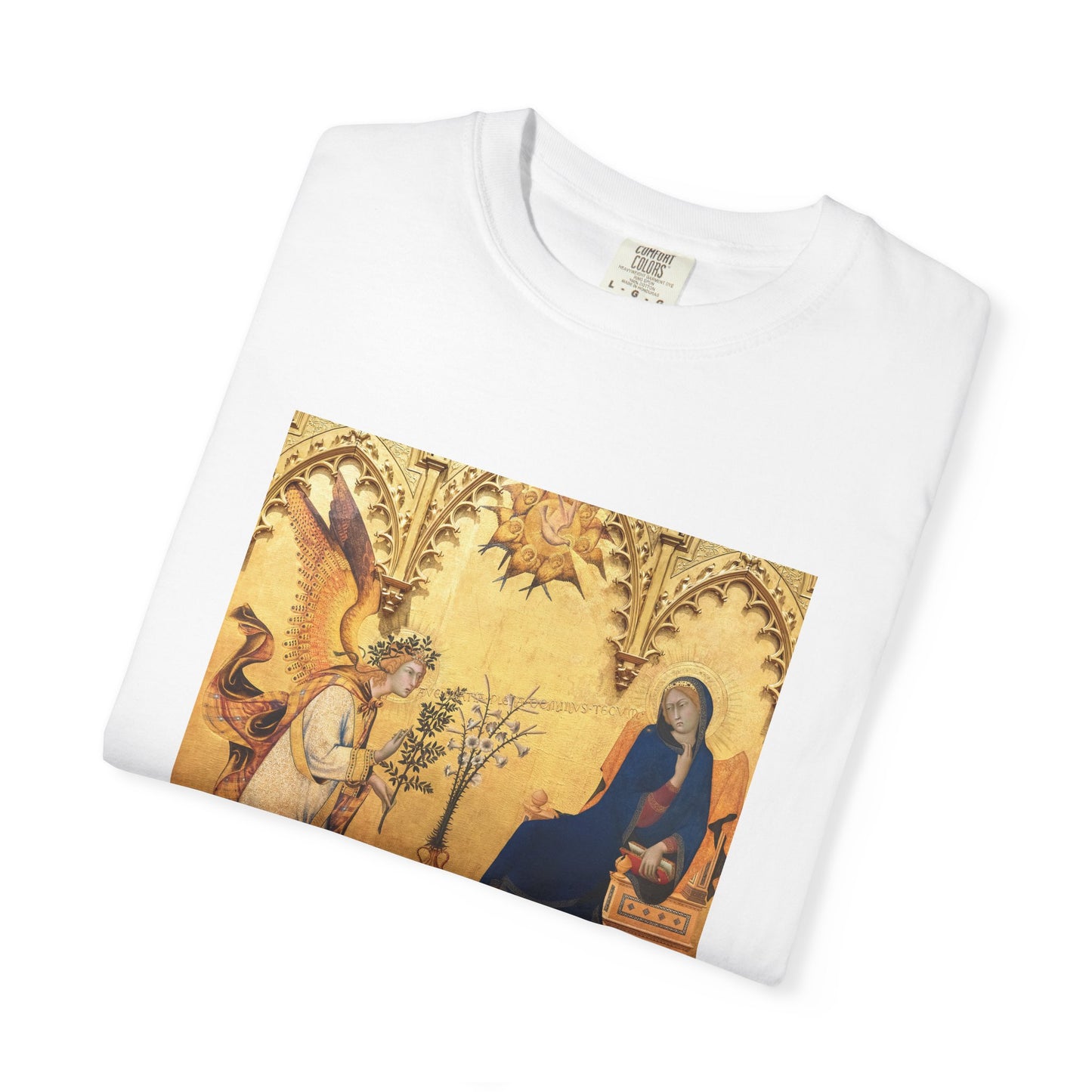Annunciation by Simone Martini and Lippo Memmi (T-Shirt)