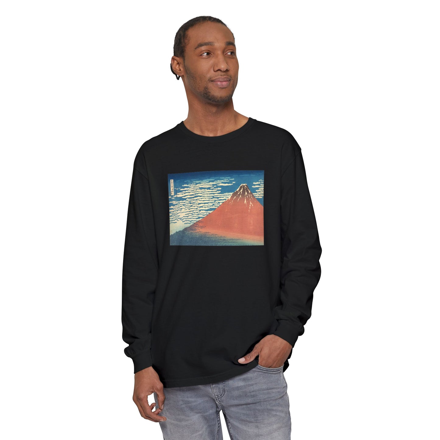 Fine Wind, Clear Morning by Katsushika Hokusai (Long Sleeve)