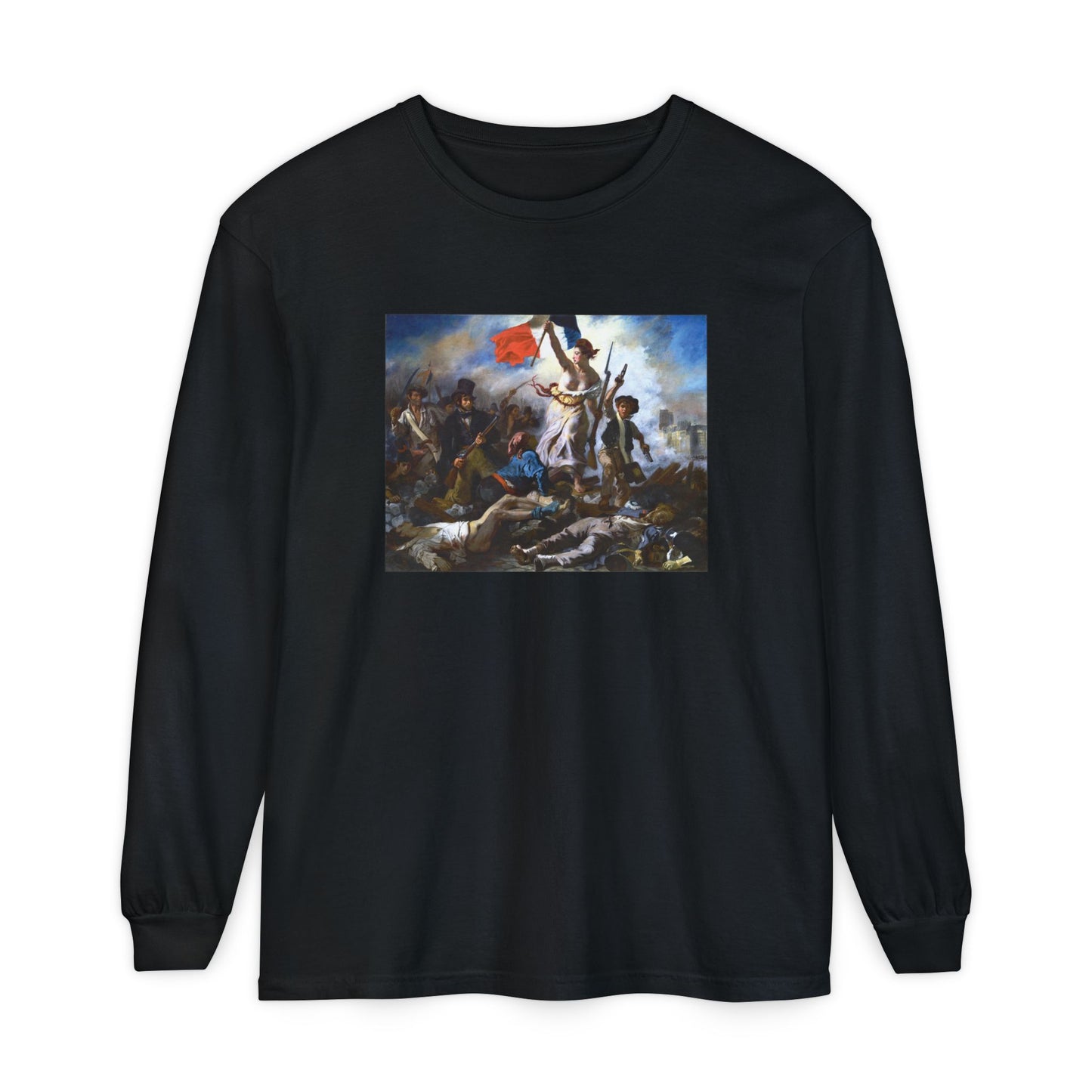 Liberty Leading the People by Eugène Delacroix (Long Sleeve)