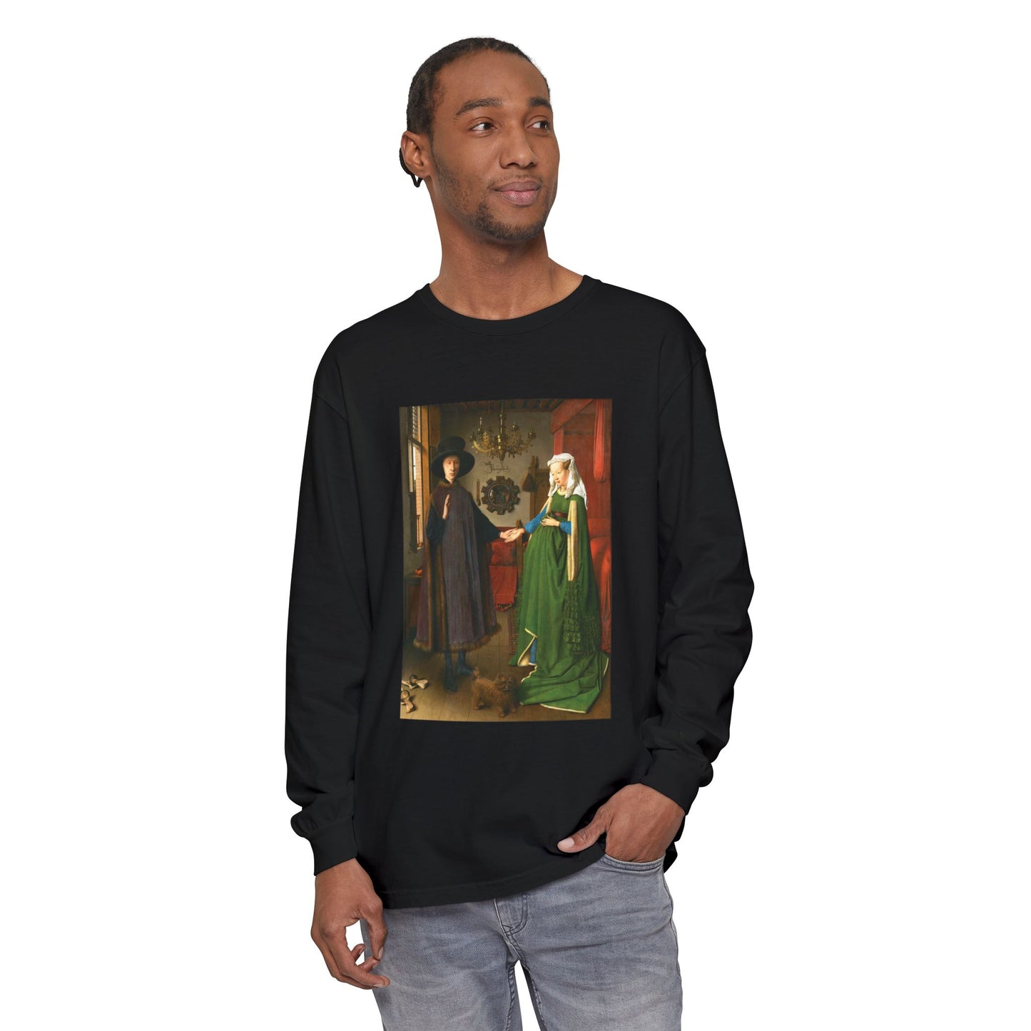 Arnolfini Portrait by Jan van Eyck (Long Sleeve)