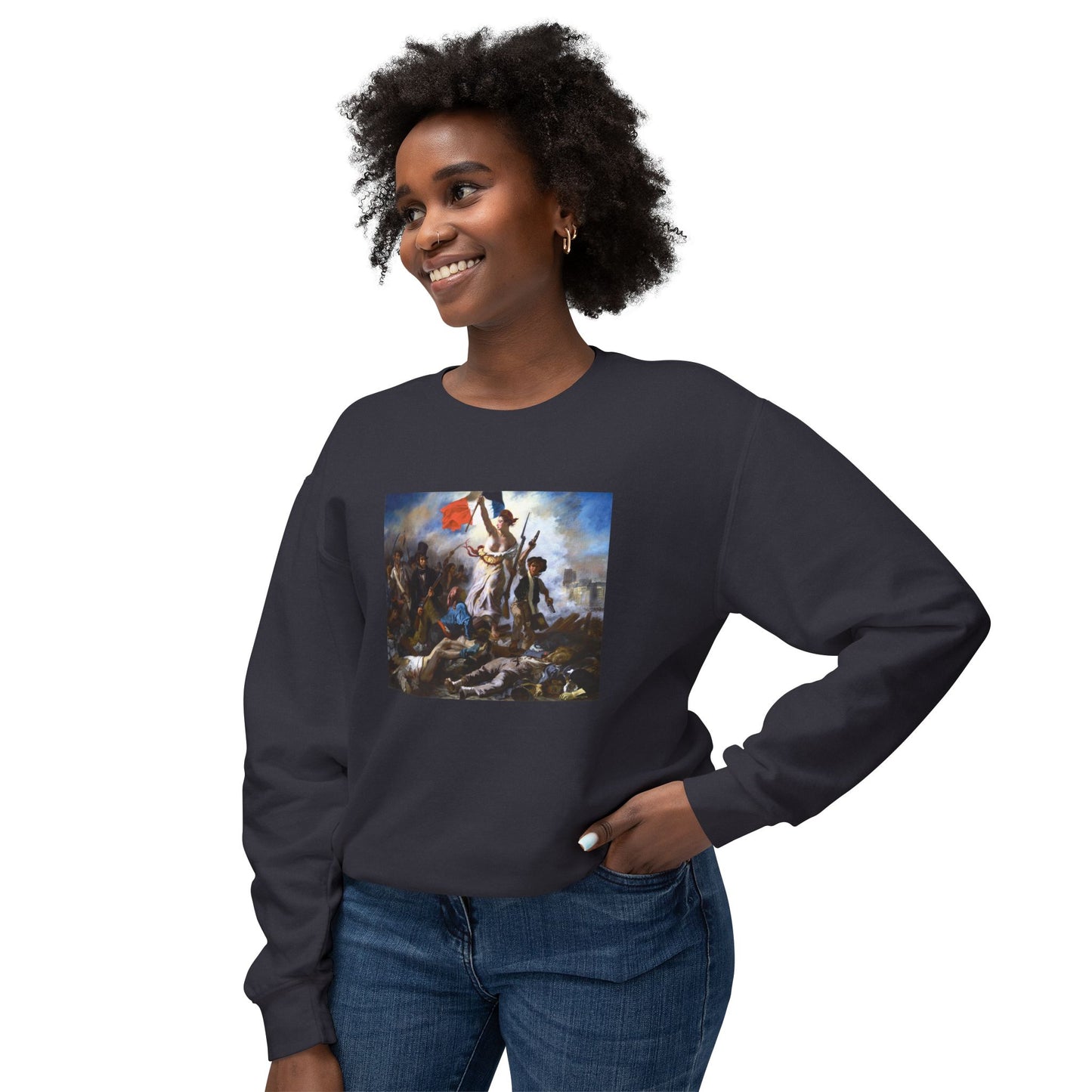 Liberty Leading the People by Eugène Delacroix (Sweatshirt)