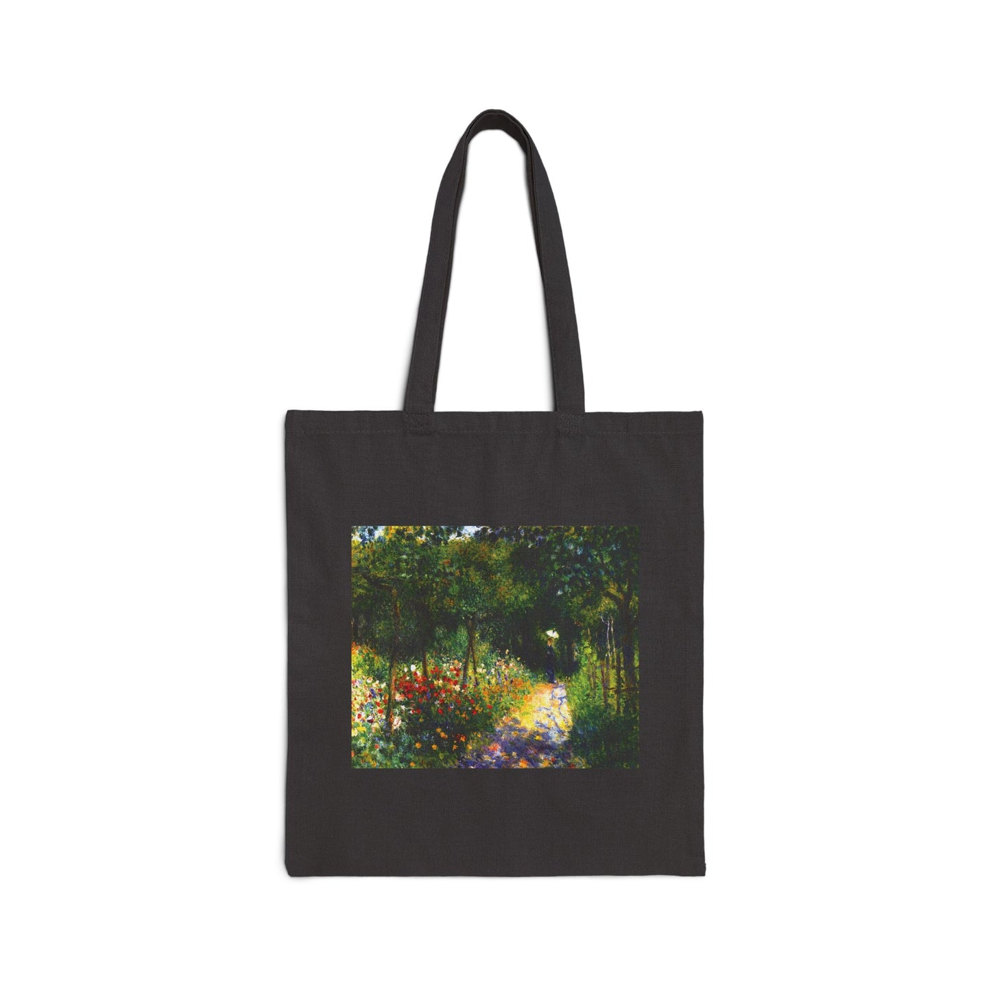 Woman in the Garden by Pierre-Auguste Renoir (Tote)