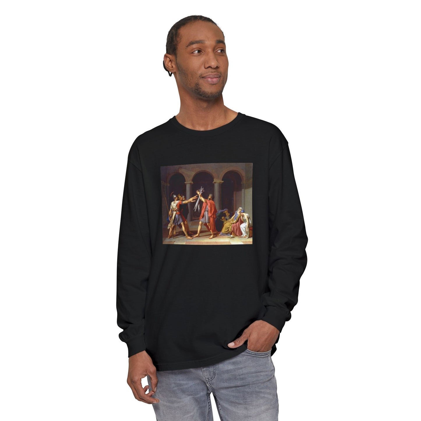 Oath of the Horatii by Jacques-Louis David (Long Sleeve)