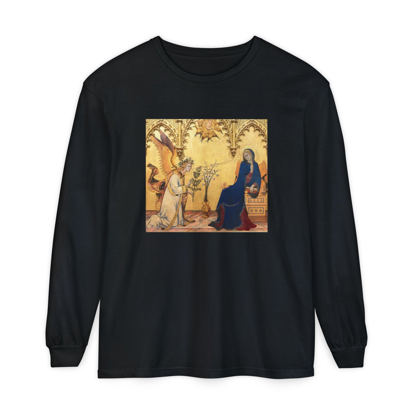 Annunciation by Simone Martini and Lippo Memmi (Long Sleeve)
