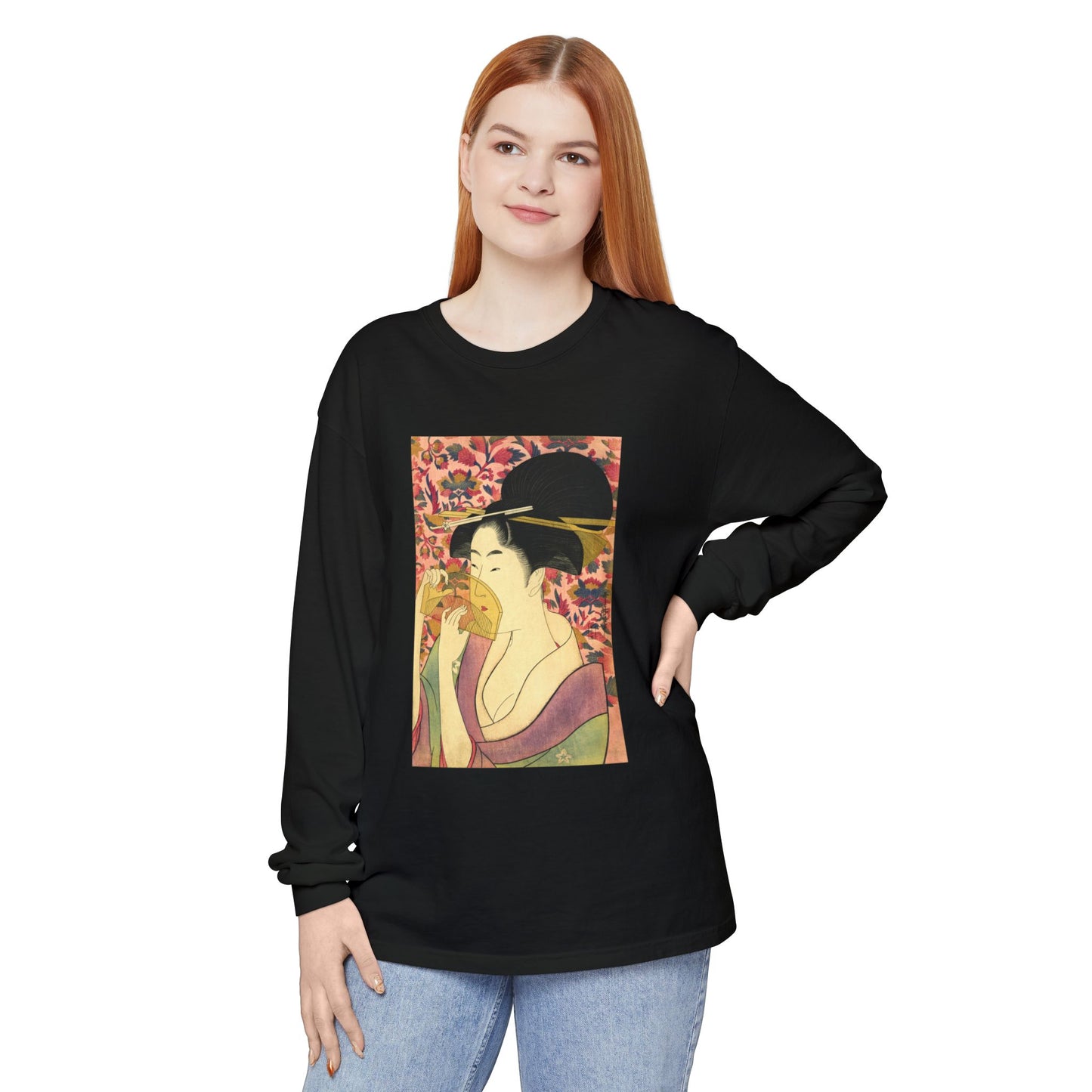 Comb by Kitagawa Utamaro (Long Sleeve)