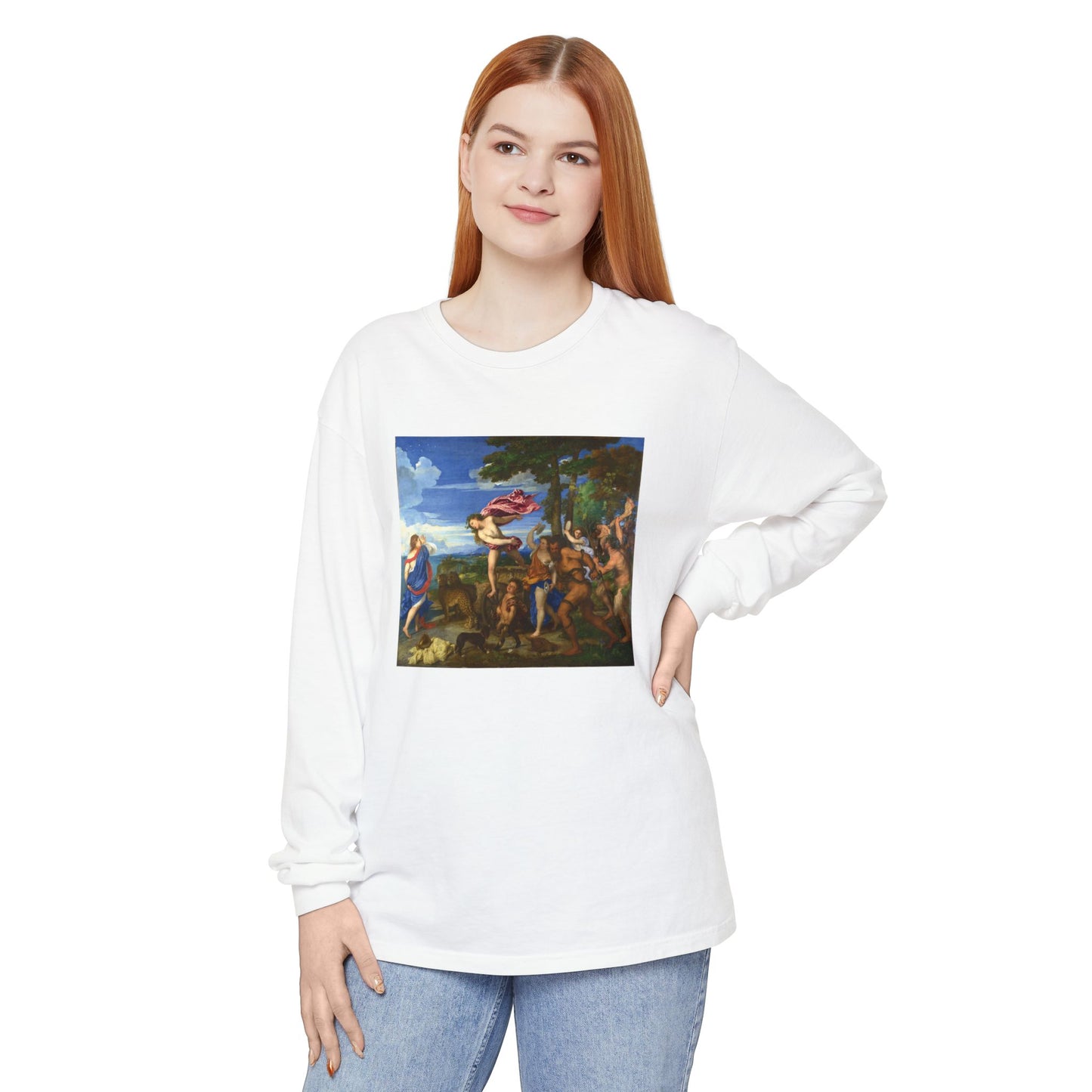 Bacchus and Ariadne by Titian (Long Sleeve)