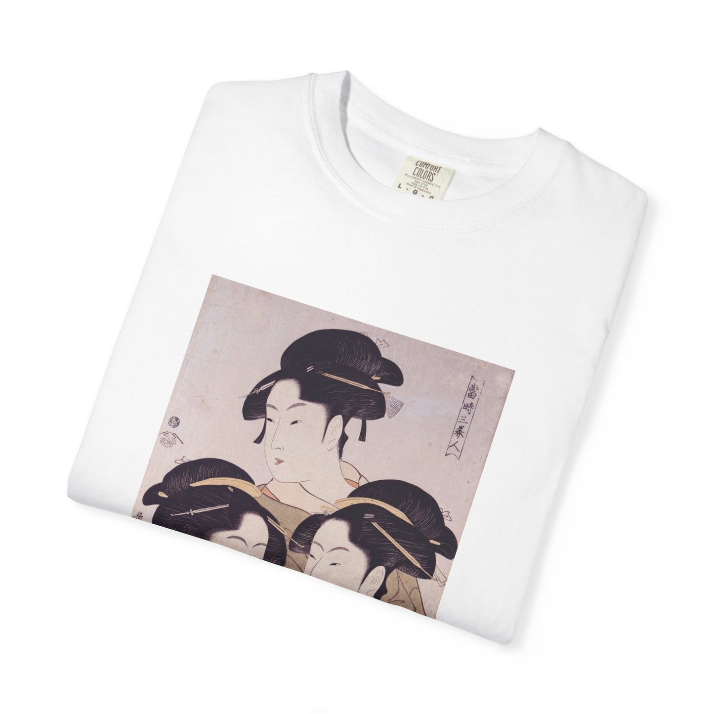 Three Beauties of the Present Day by Kitagawa Utamaro (T-Shirt)
