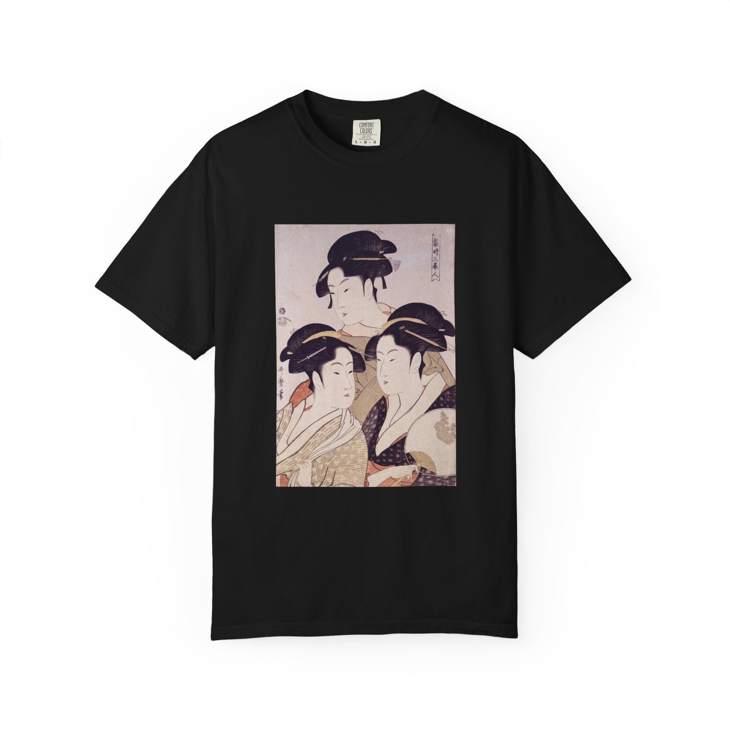 Three Beauties of the Present Day by Kitagawa Utamaro (T-Shirt)