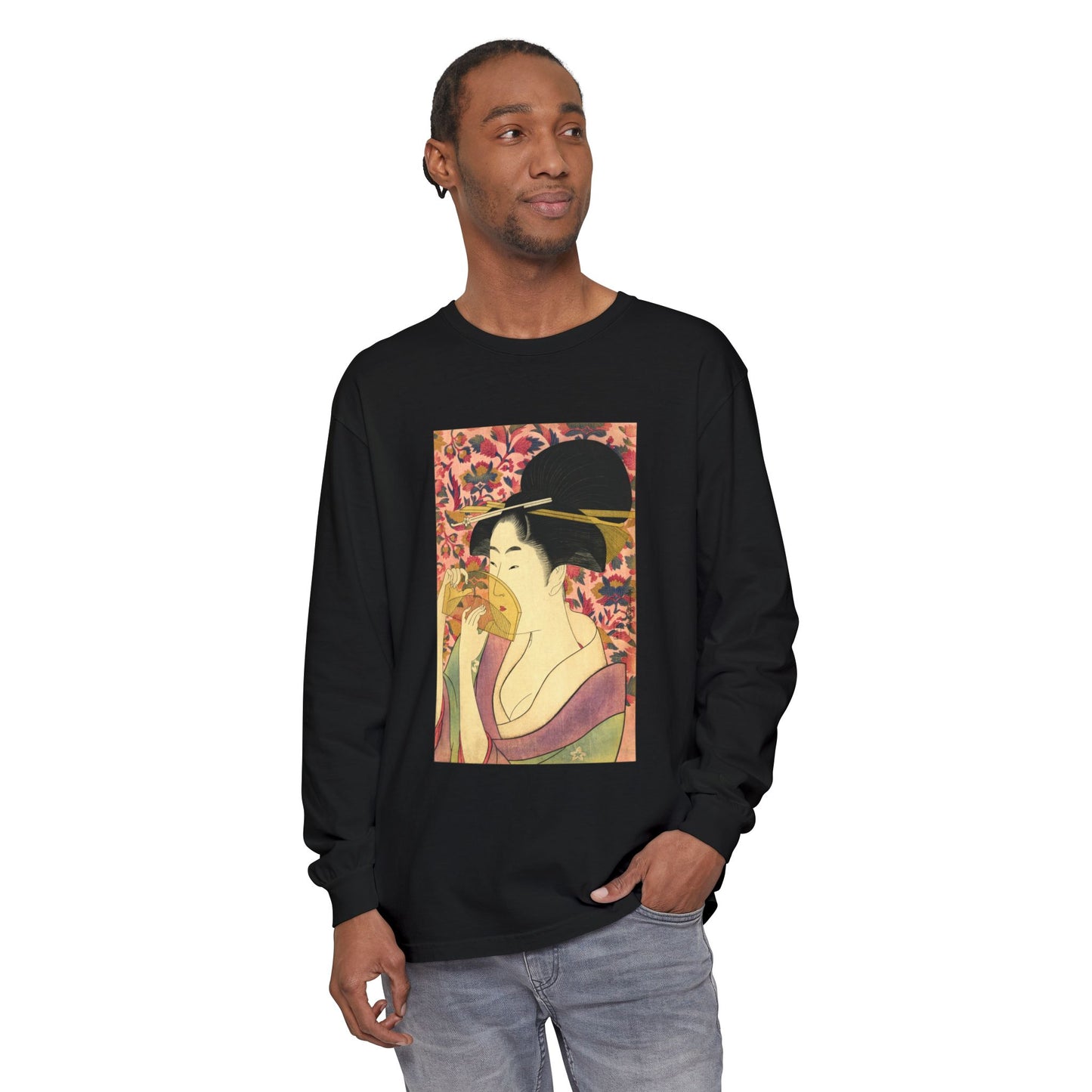 Comb by Kitagawa Utamaro (Long Sleeve)