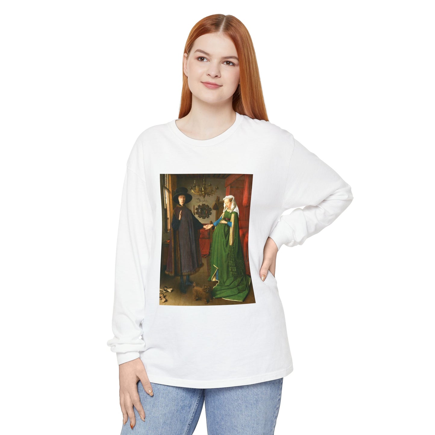 Arnolfini Portrait by Jan van Eyck (Long Sleeve)