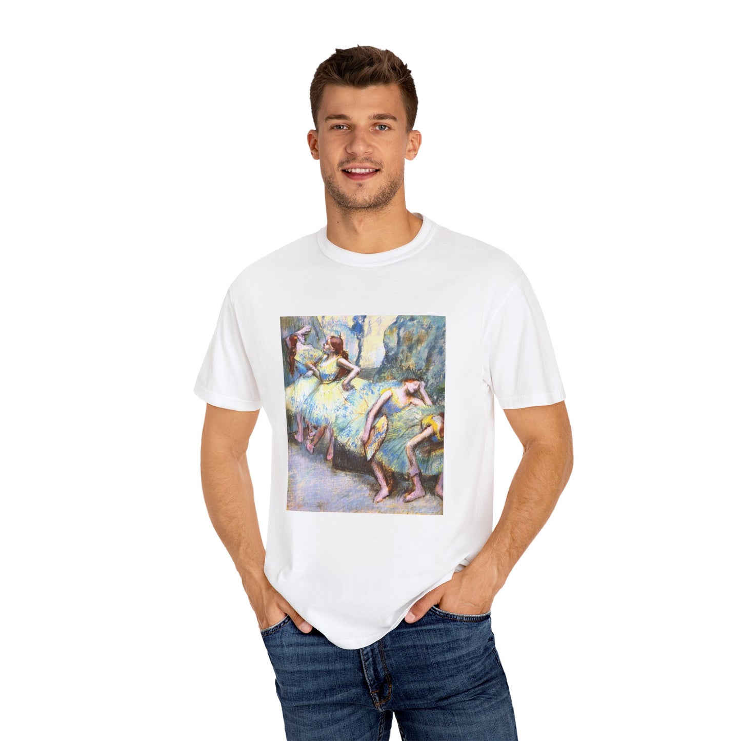Ballet Dancers in the Wings by Edgar Degas (T-Shirt)