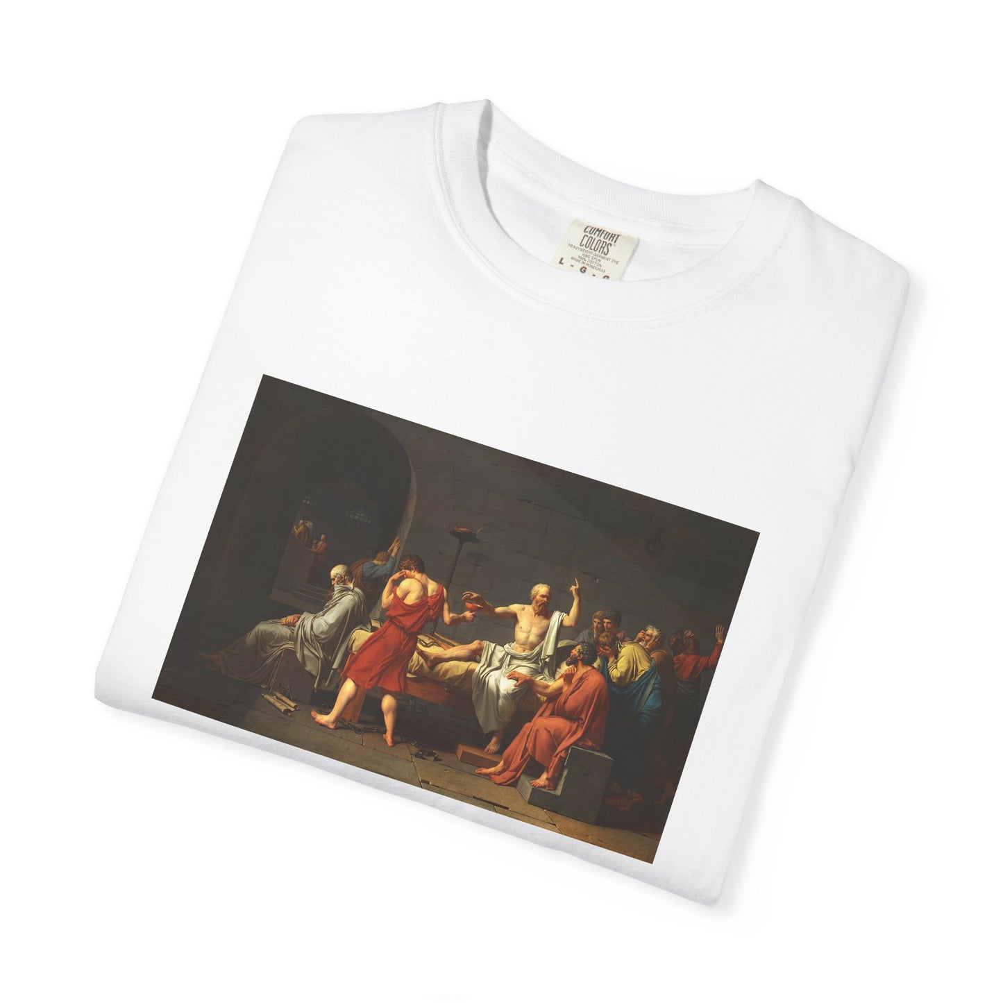 The Death of Socrates by Jacques-Louis David (T-Shirt)