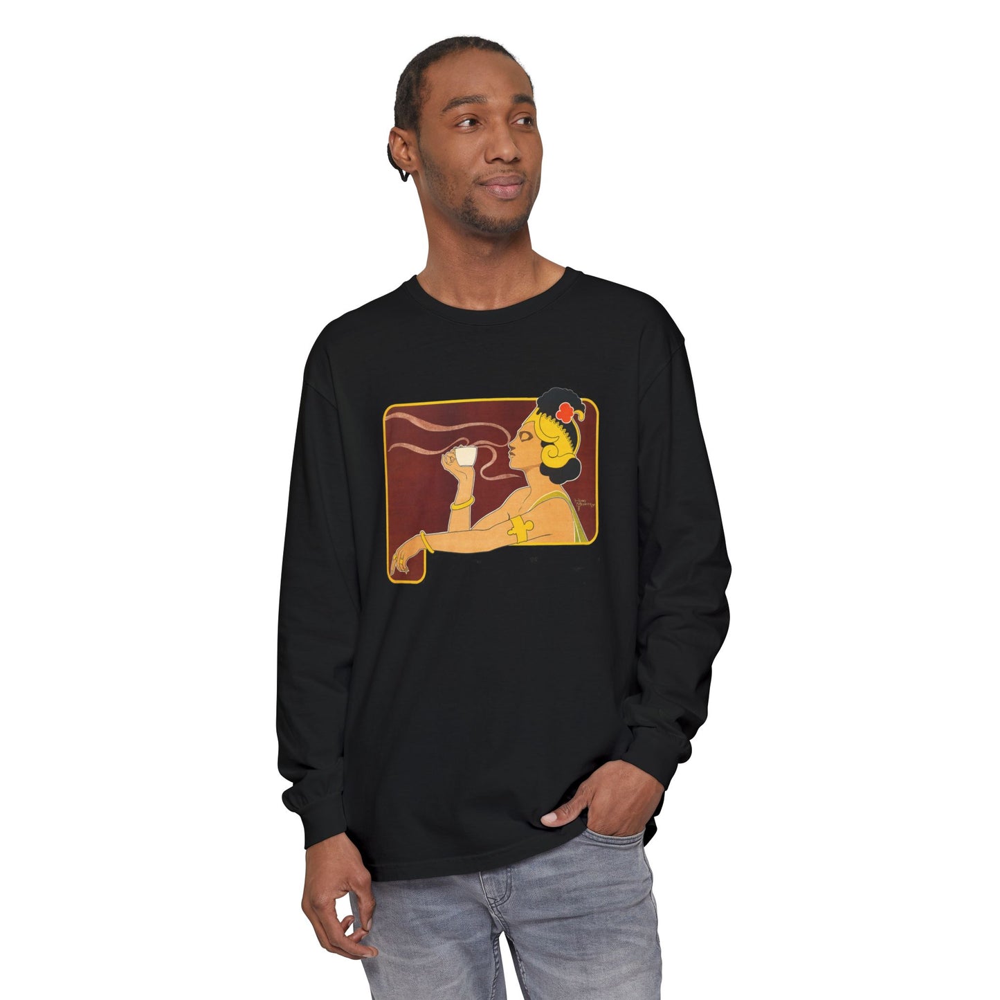 Café Rajah by Henri Meunier (Long Sleeve)