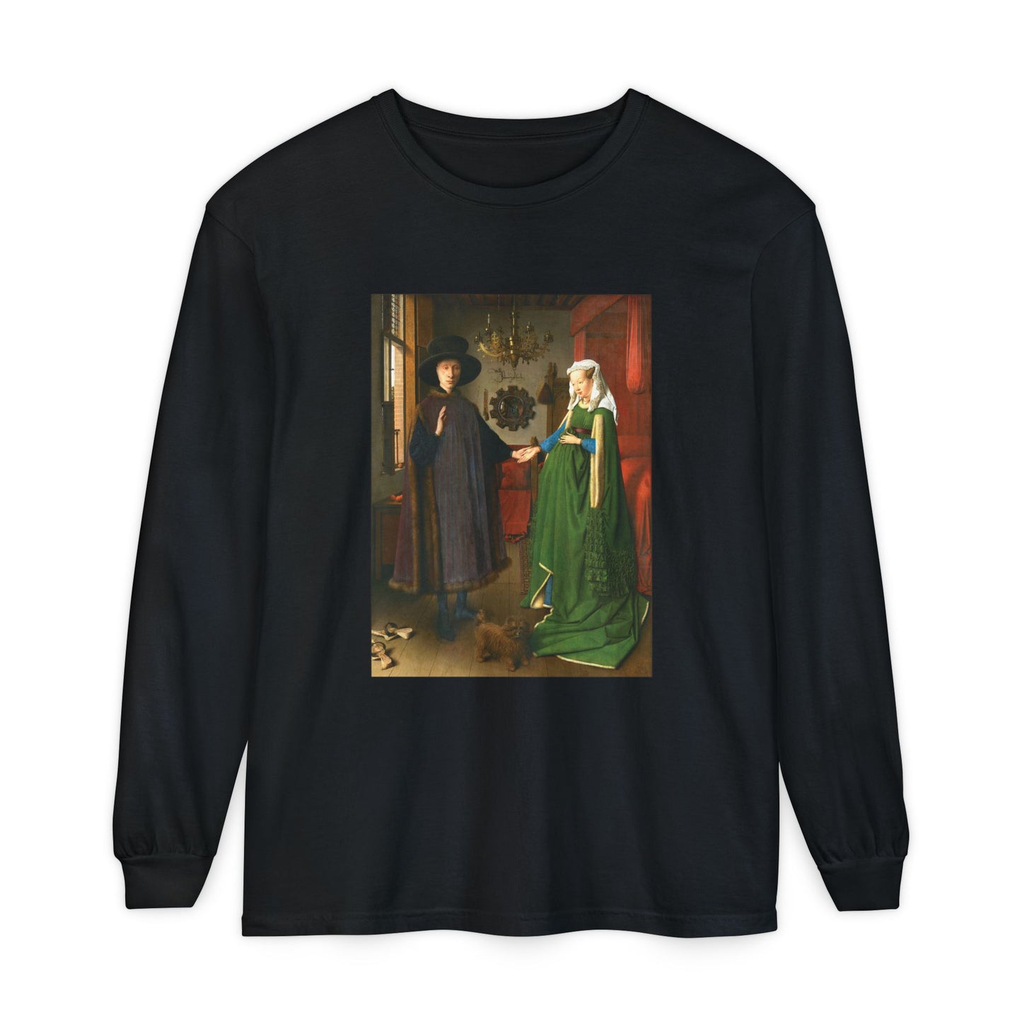 Arnolfini Portrait by Jan van Eyck (Long Sleeve)
