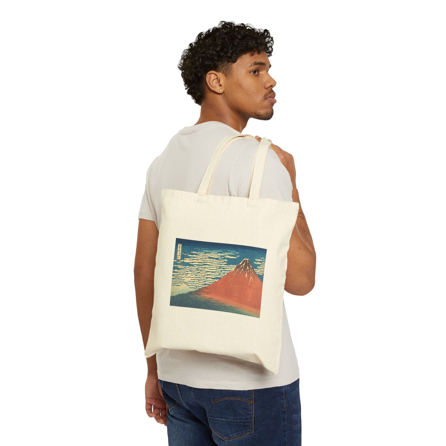 Fine Wind, Clear Morning by Katsushika Hokusai (Tote)