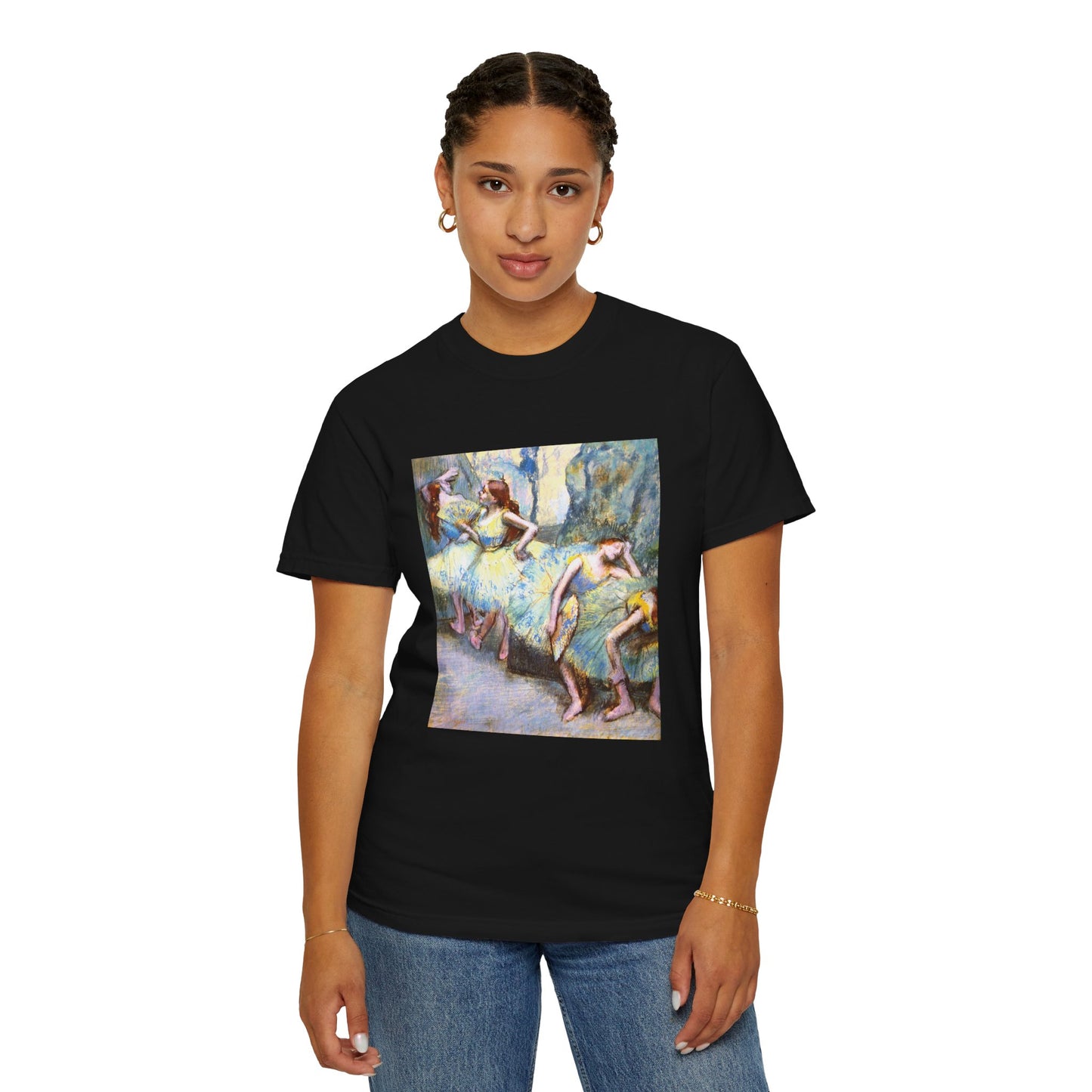Ballet Dancers in the Wings by Edgar Degas (T-Shirt)
