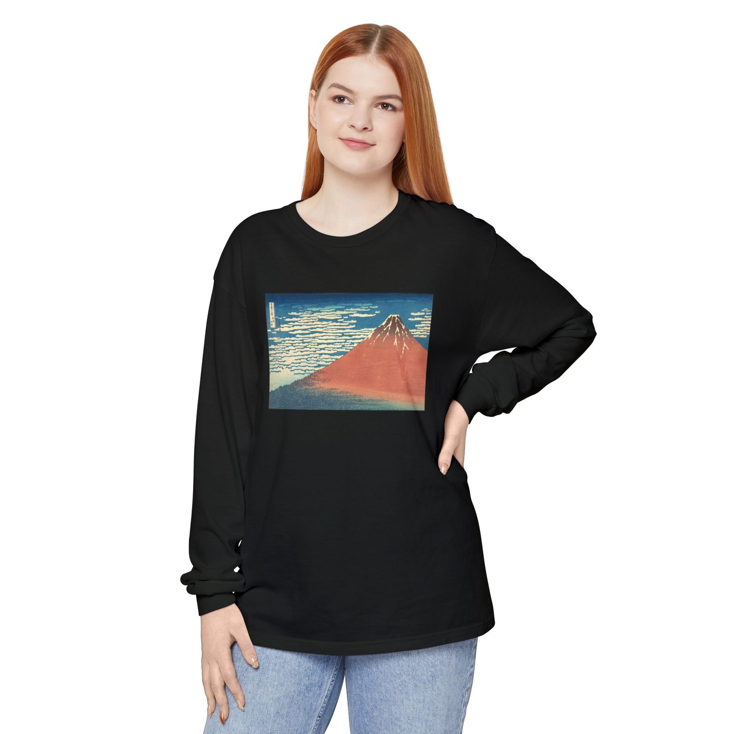 Fine Wind, Clear Morning by Katsushika Hokusai (Long Sleeve)