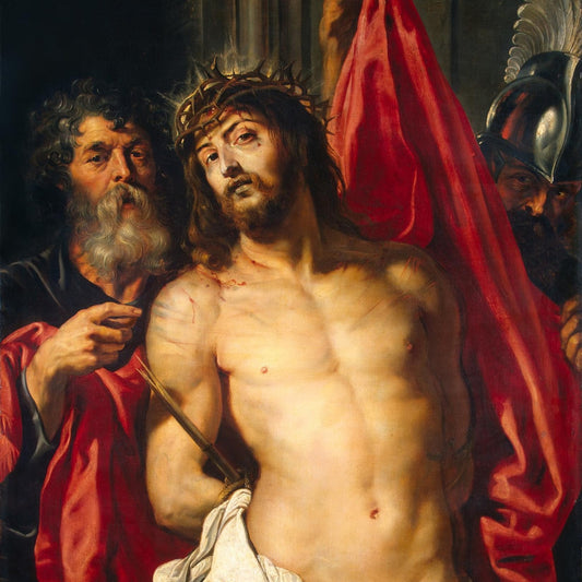 Baroque painting of Jesus